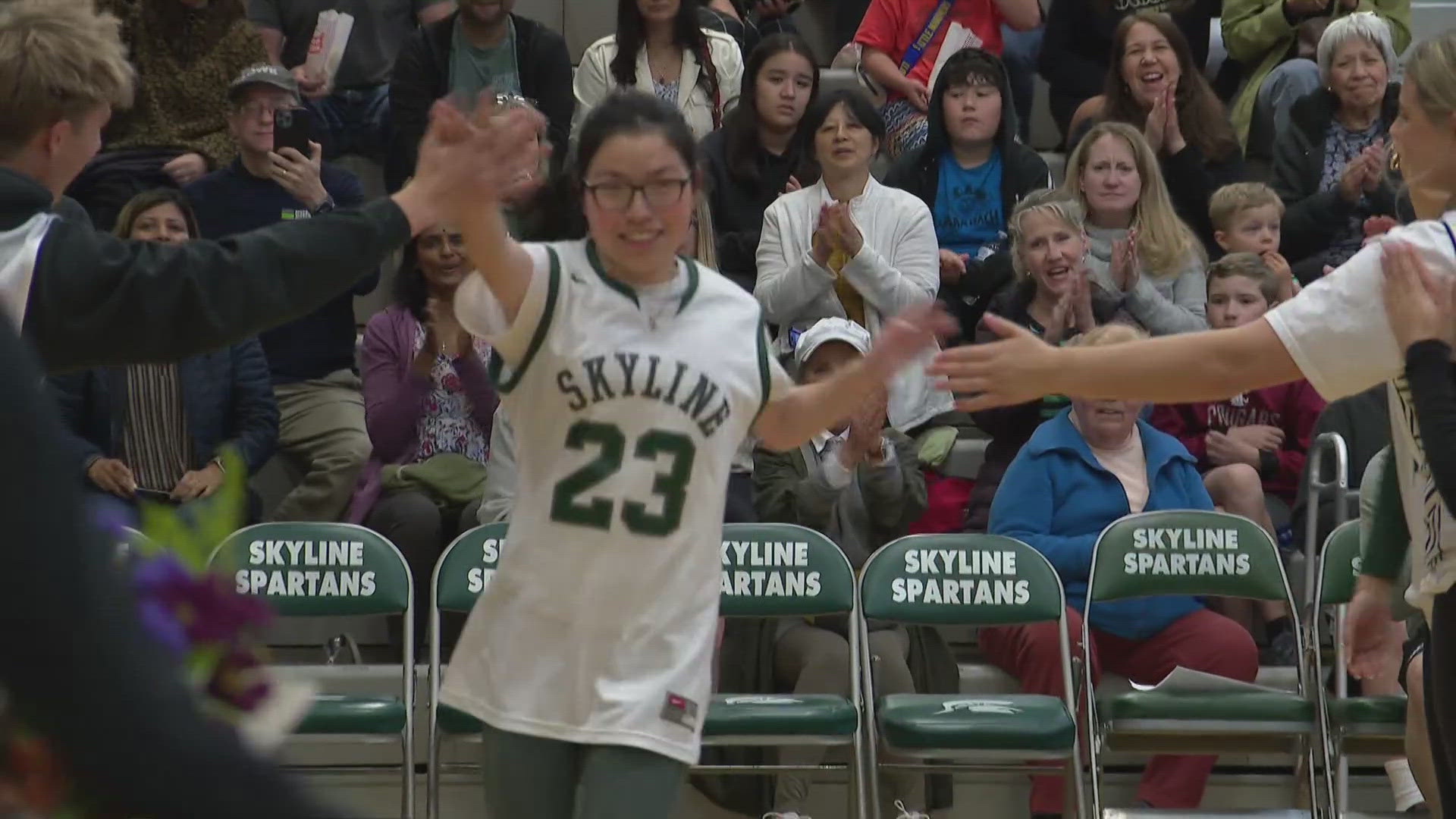 The game gives students with special needs to chance to shine and be cheered on by their classmates.