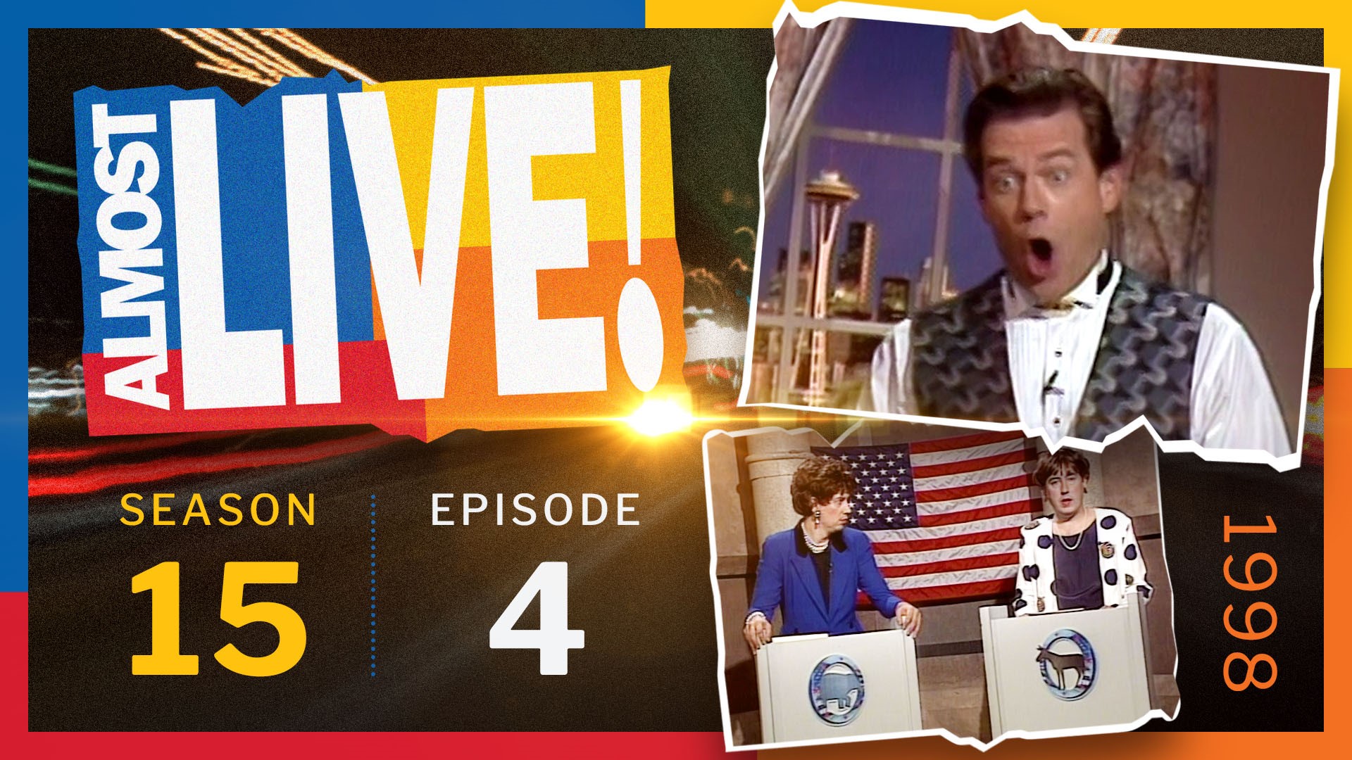 Originally aired Oct. 17, 1998. Sketches: 2026 World Series; Patty Murray debate; Excited Waiter with Pat Cashman; The Late Report. Lauren Weedman guest stars.