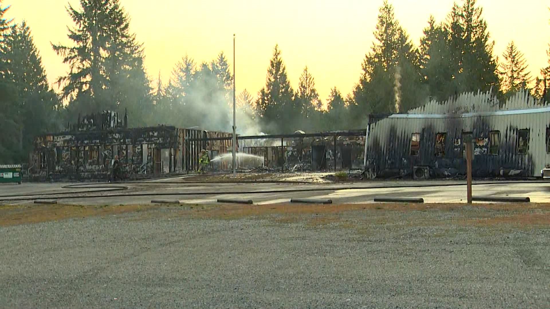 Calls first came in around 2:30 a.m. Friday.  The Seattle Laestadian Lutheran Church looks to be a total loss.