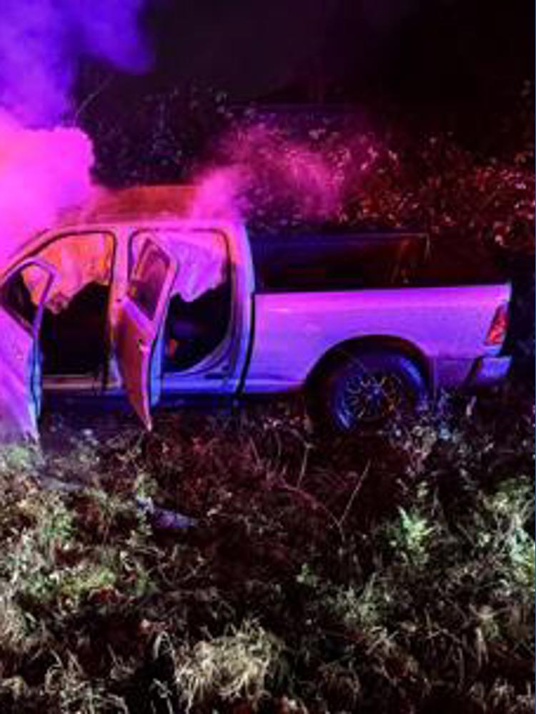 Truck bursts into flames after crash on SR 9 in Snohomish, temporarily ...