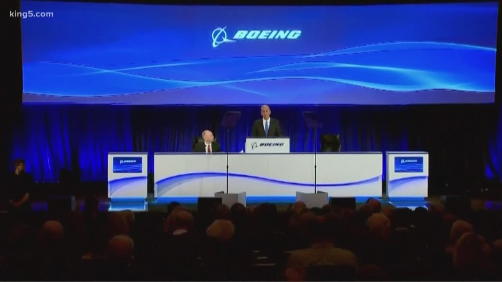 The atmosphere inside Boeing’s annual stockholders’ meeting was serious, as the company’s chairman and CEO Dennis Muilenburg promised to make the 737 MAX the safest airplane in the sky’s.