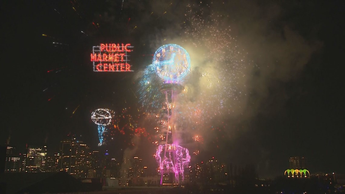 New Year's at the Needle rings in 2022 with the firstever fireworks