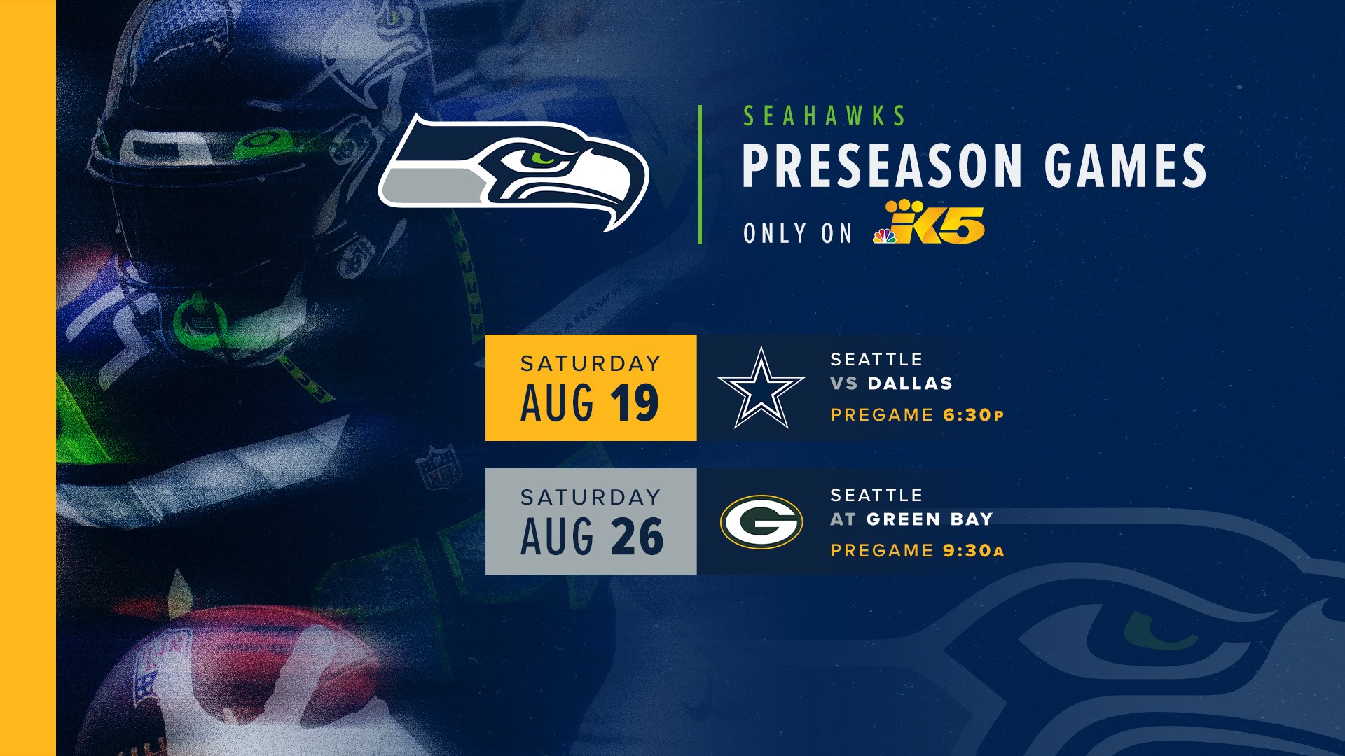 How to watch Seahawks vs. Cowboys preseason NFL game