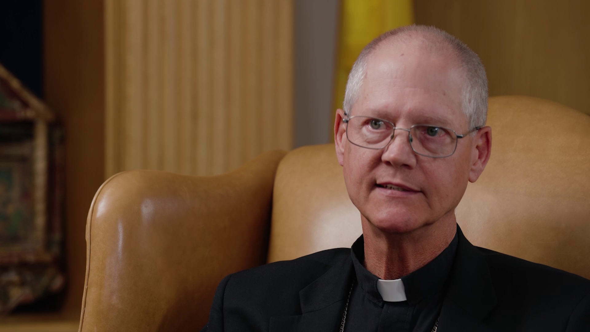 Archbishop Paul Etienne sat down with KING 5’s Joyce Taylor to go on the record about faith, the challenges ahead and the church’s mission to bring people together.