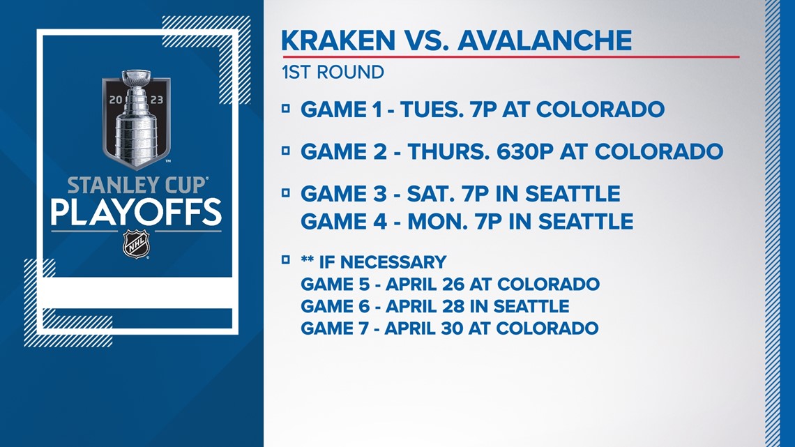 Avalanche come from behind, again, to beat Kraken 4-3