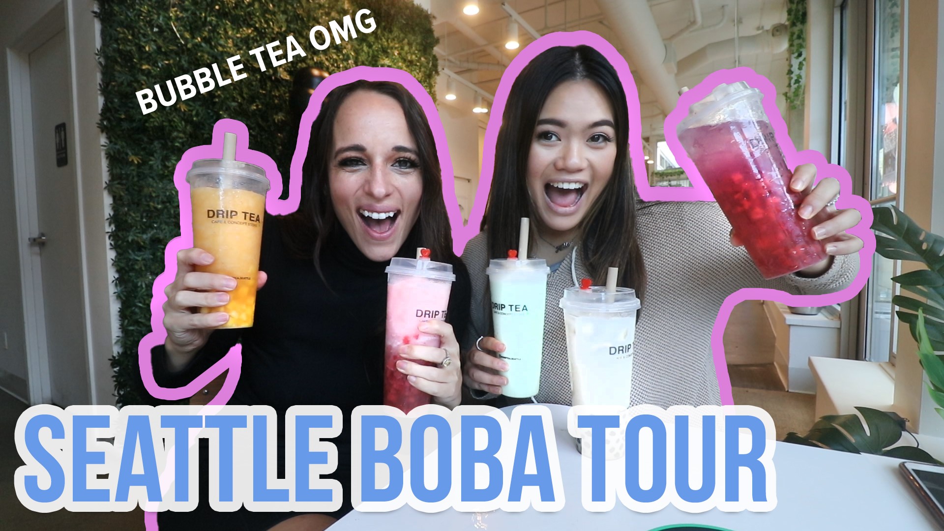 We’re getting our BOBA on! 

I went out for some bubble tea in Seattle in hopes of finding the BEST.