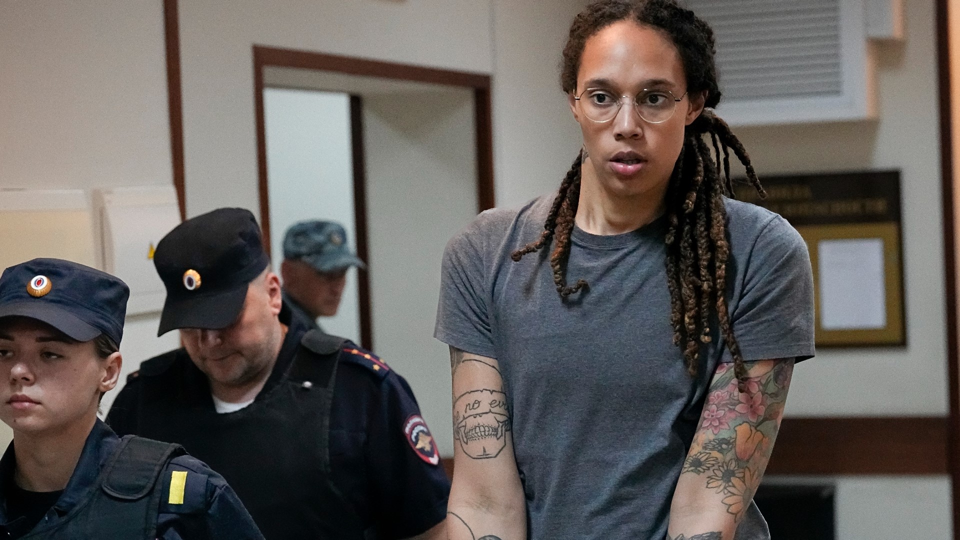 WNBA star Brittney Griner is free following a prisoner swap for Russian arms dealer Viktor Bout