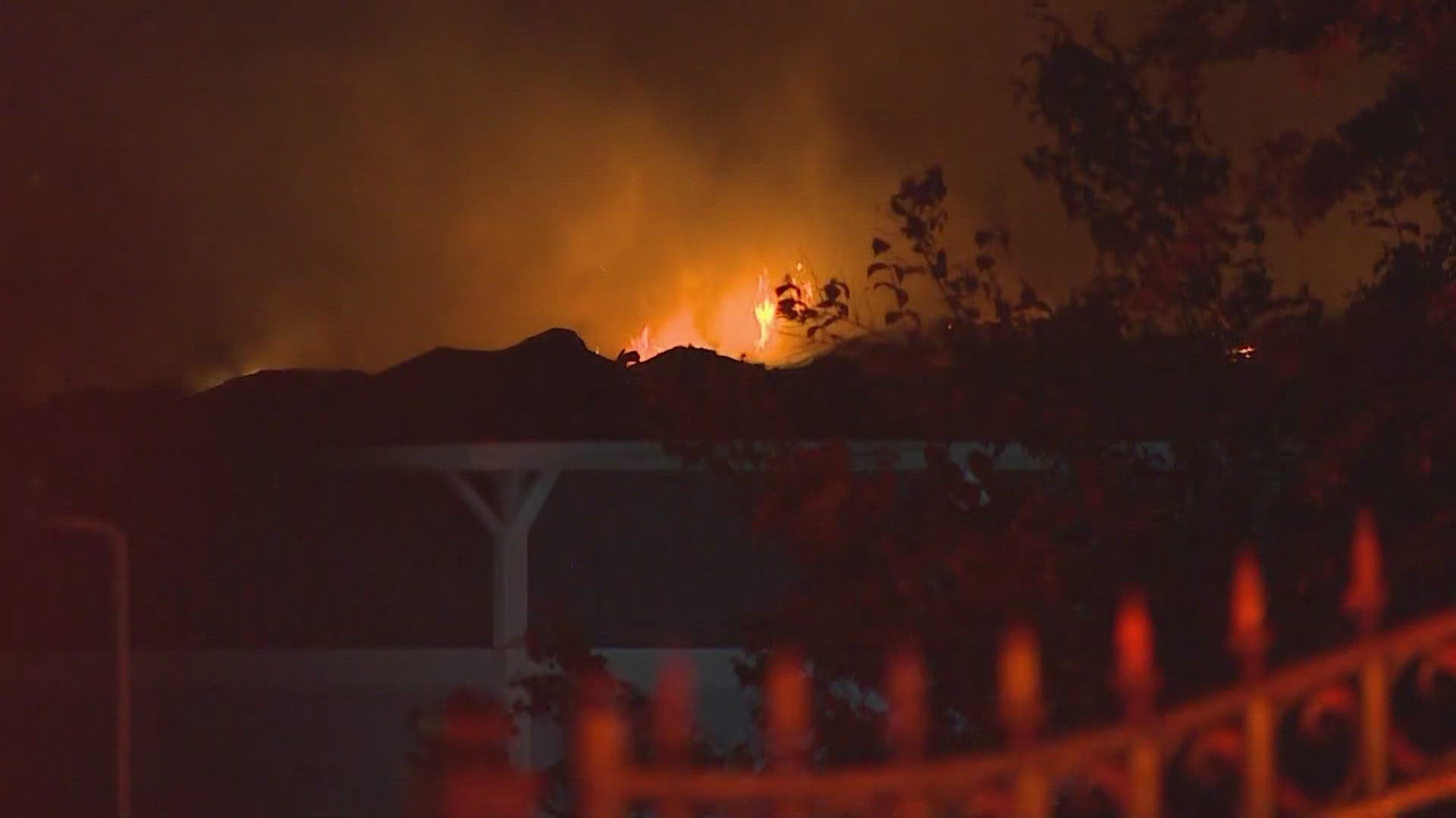 All three occupants who were in the home at the time of the fire managed to escape, firefighters say.