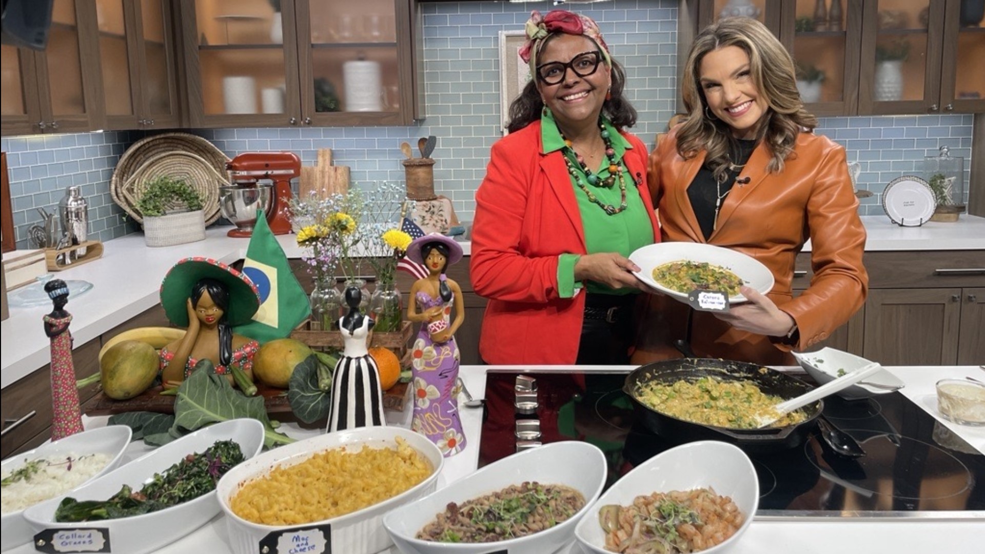 As we close out Black History month, we're paying homage with a delicious dish of Caruru, a shrimp and okra strew by Sandra Rocha Evanoff. #newdaynw