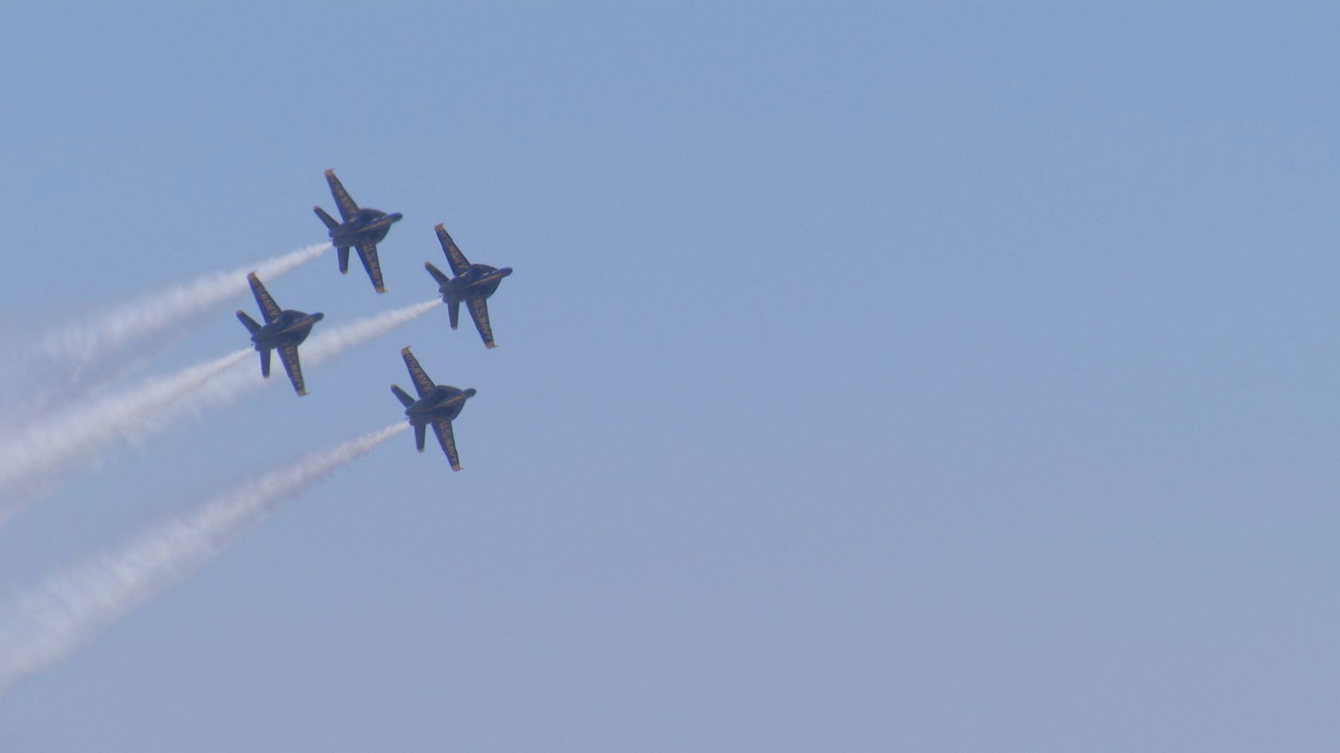 The Blue Angels returned for Seafair weekend, practicing their routine over Seattle Aug. 1.