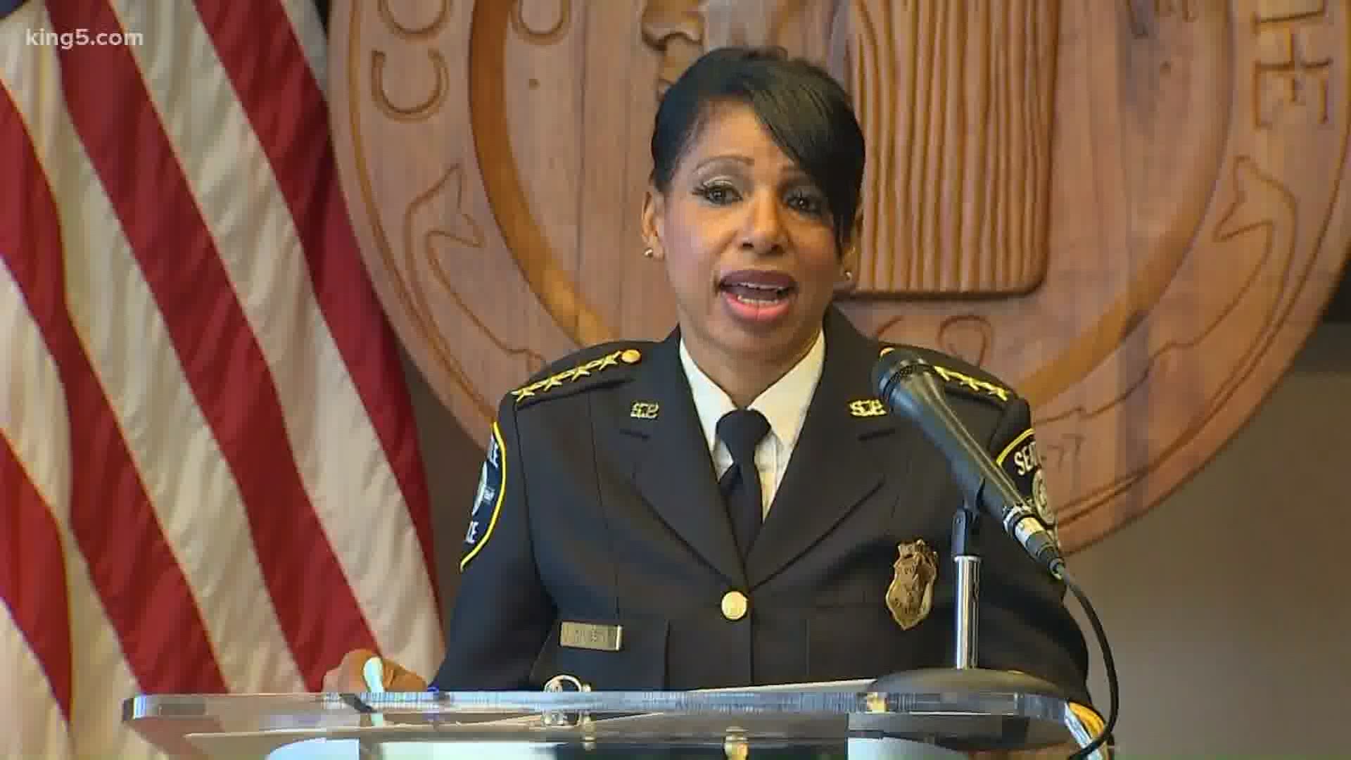 Best's resignation comes after the Seattle City Council voted to cut spending for the Seattle Police Department on Monday.