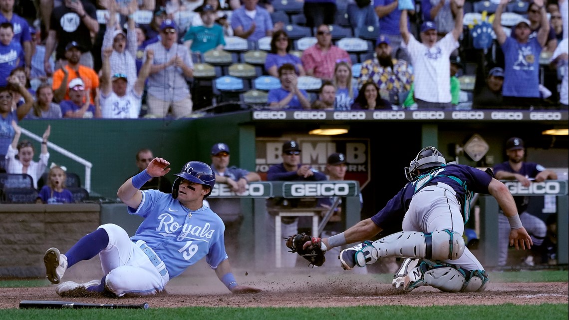Raleigh has HR, 3 RBIs as Mariners beat Royals 6-5
