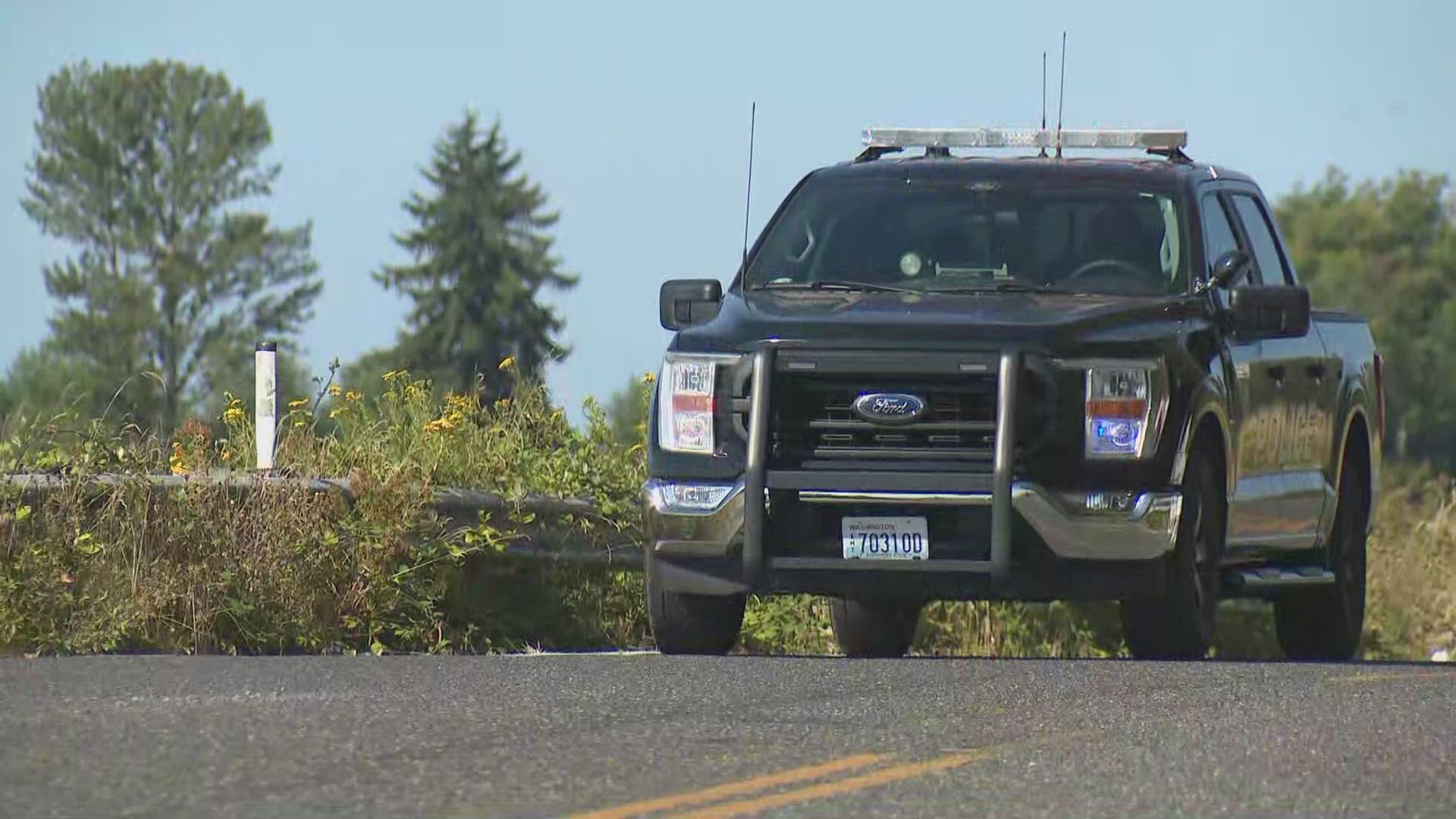 A Lummi Nation police officer was shot multiple times when he went to investigate a car in a ditch early Monday morning 