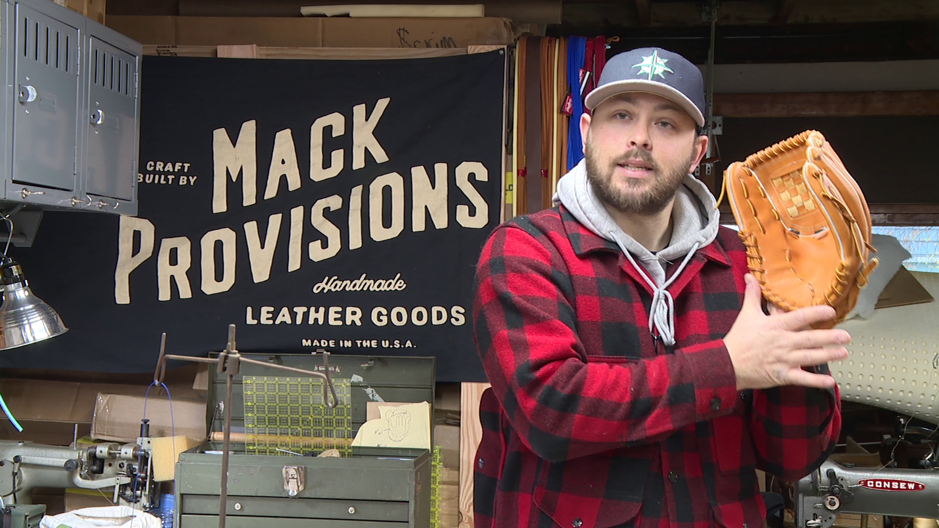 Mack Provisions handmade mitts are the ultimate gift for fans of our national pastime. #k5evening