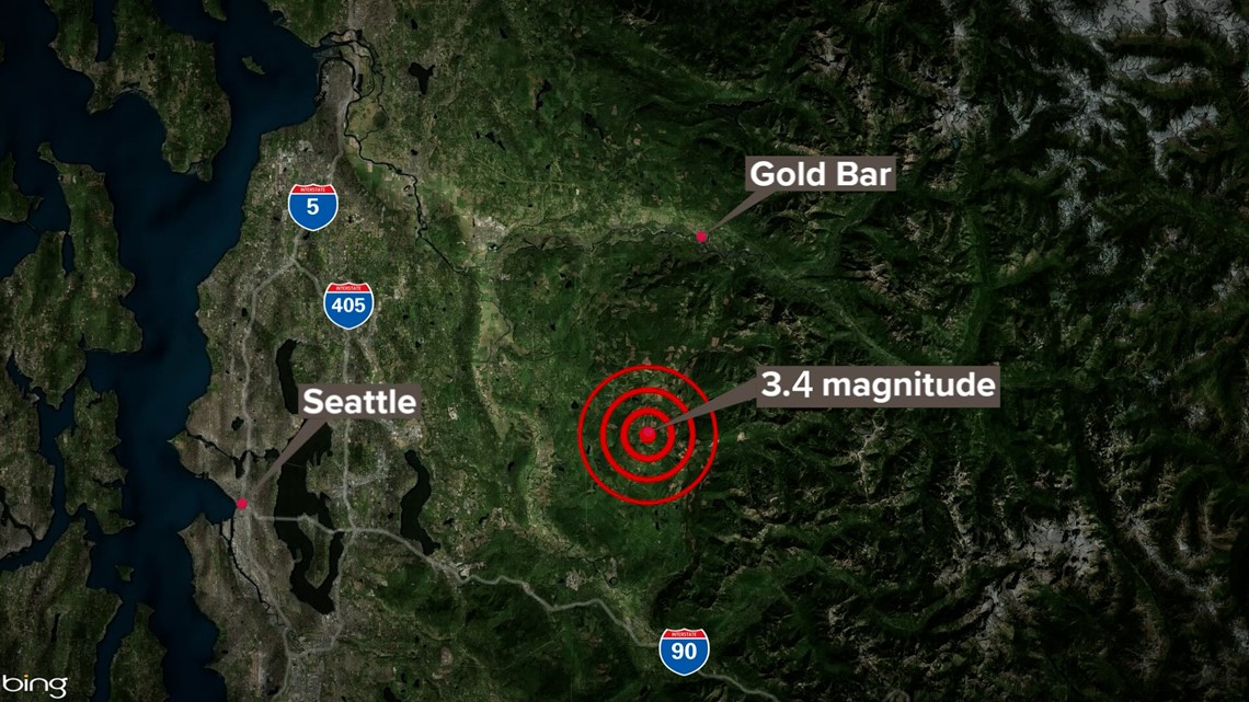 Didn't you feel it?  A 3.4 magnitude earthquake strikes near Kronfol  King5.com