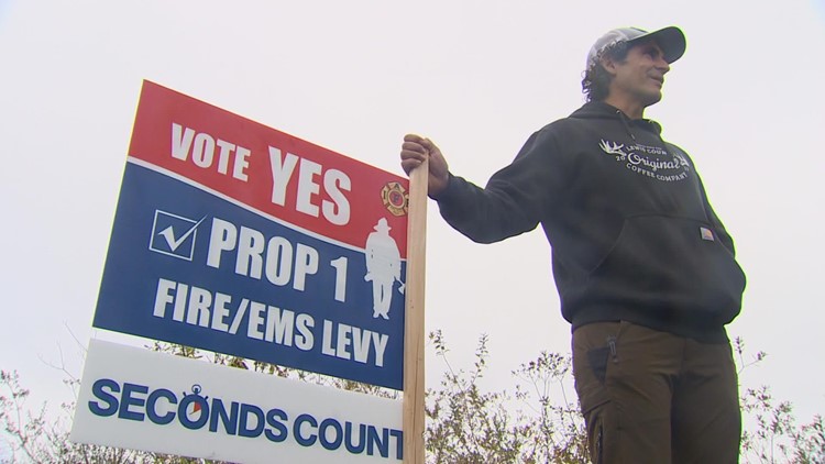 Campaign signs for West Thurston Fire levy repeatedly stolen, department says