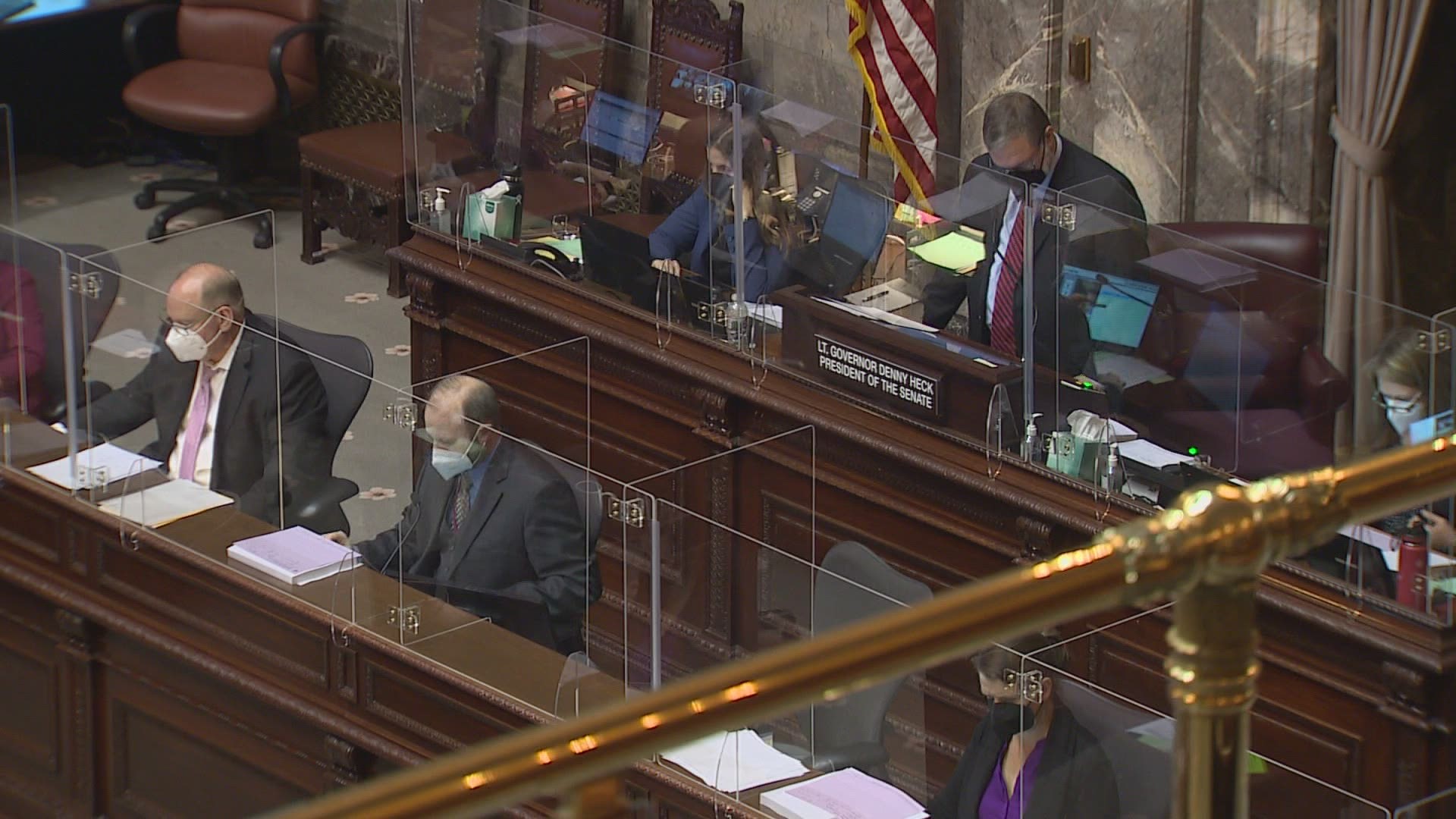 With just over two days to go in Washington's legislative session, lawmakers have several big bills awaiting votes and final approval.