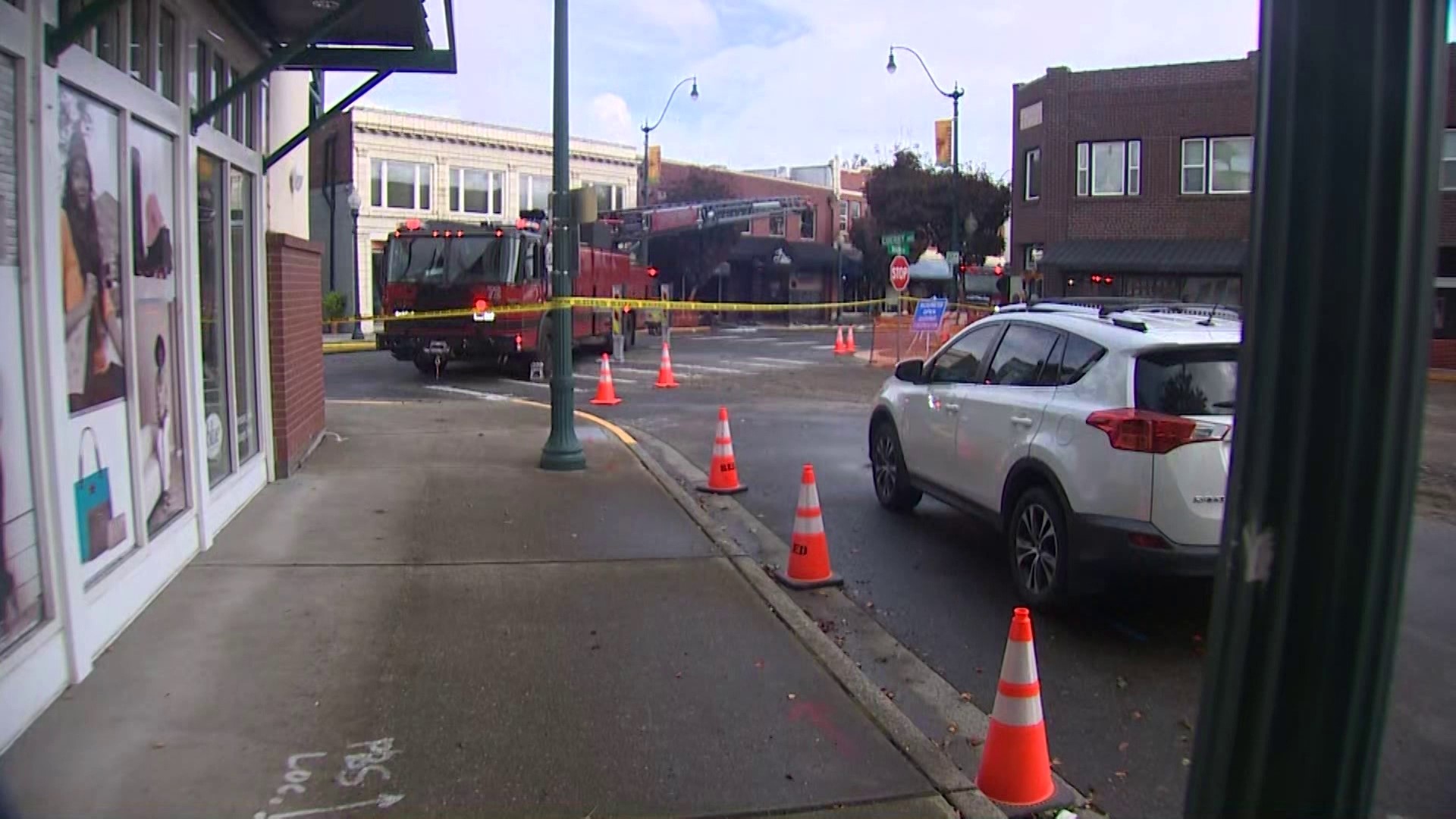 Main Street in downtown Sumner closed due to a 3-alarm fire early Friday morning. Officials said "multiple" businesses were damaged by the fire.
