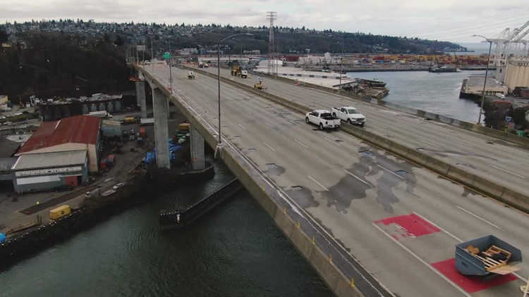 West Seattle Bridge expected to reopen mid-2022 after structural concrete pouring completed