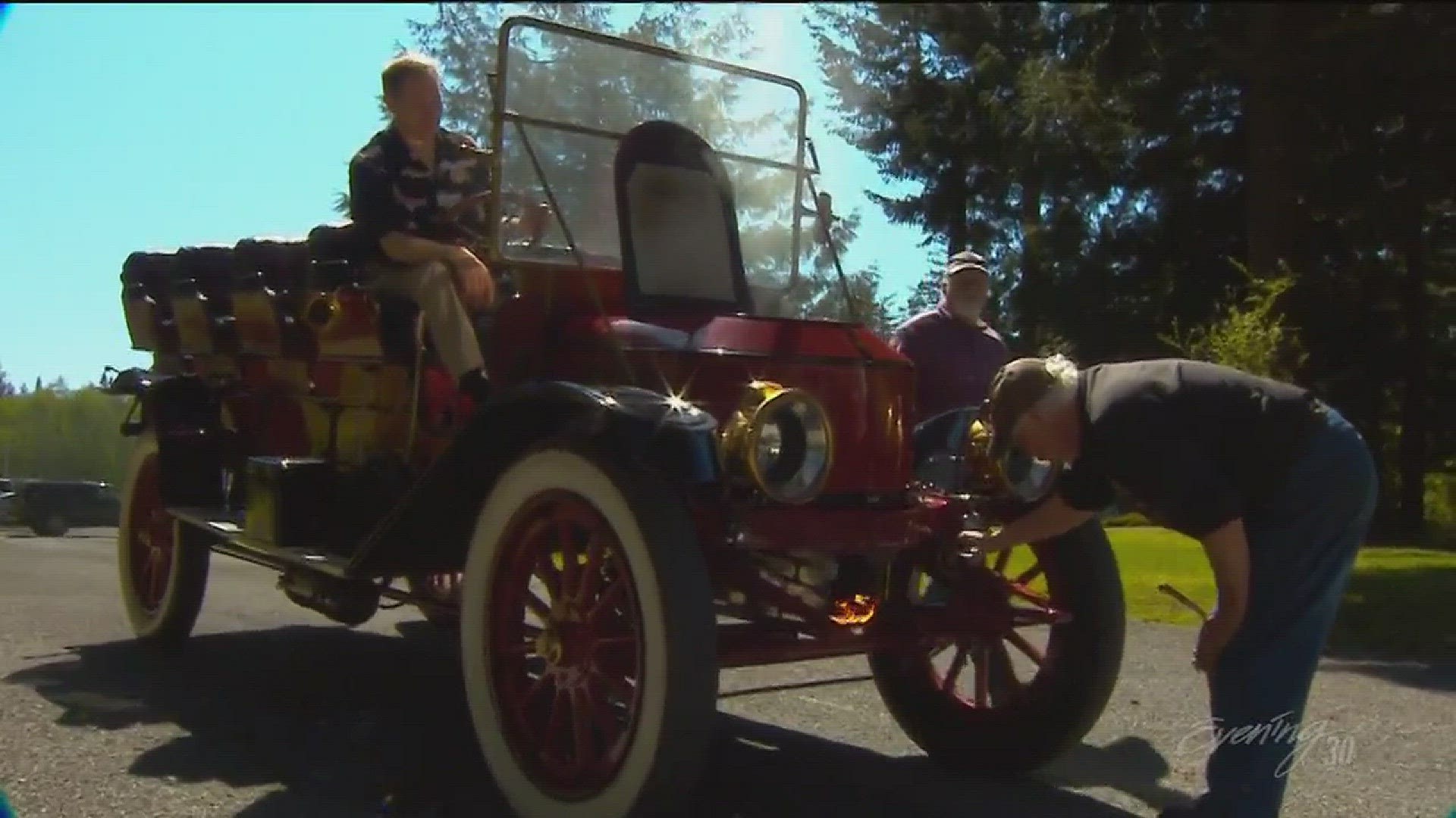 It's a time machine powered by steam.  Thanks to Orcas Island resident and resident historian Grant Schumaker, a century-old mode of transportation is on the road again.
