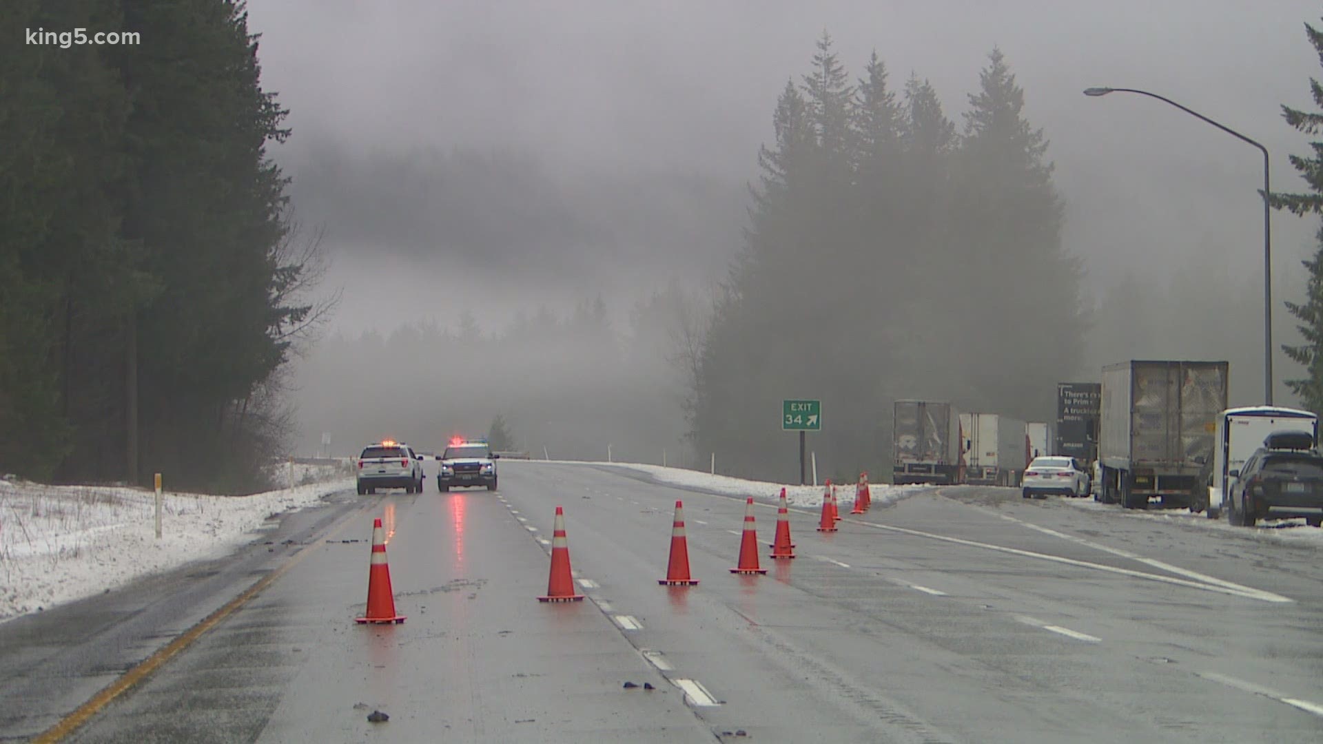 Snoqualmie Pass was closed for 23 hours due to high avalanche danger. Stevens Pass remains closed.