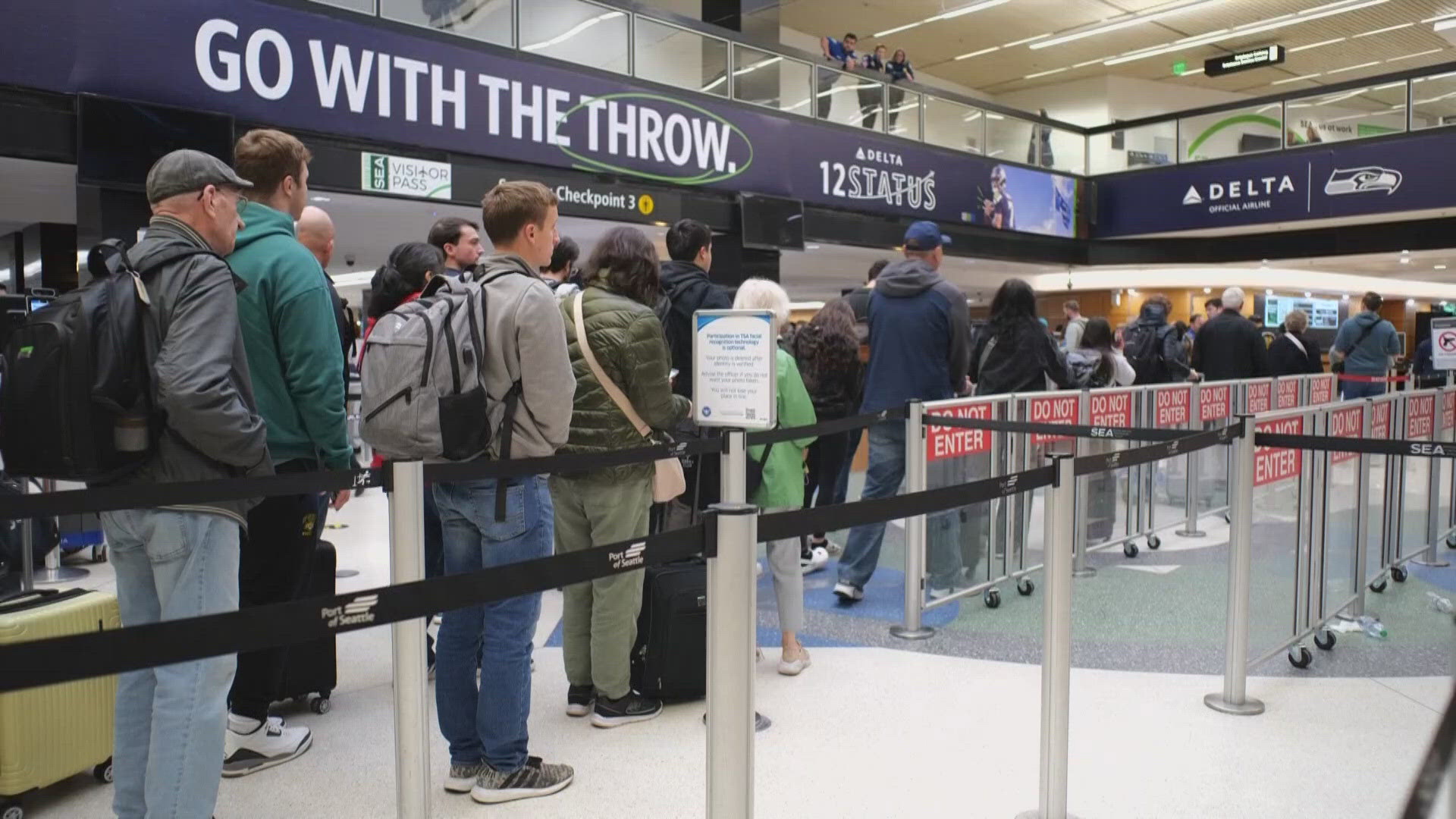 SEA Airport expects 1.5 million people to be traveling through the airport between Thursday, Nov. 21 and Saturday, Nov. 30