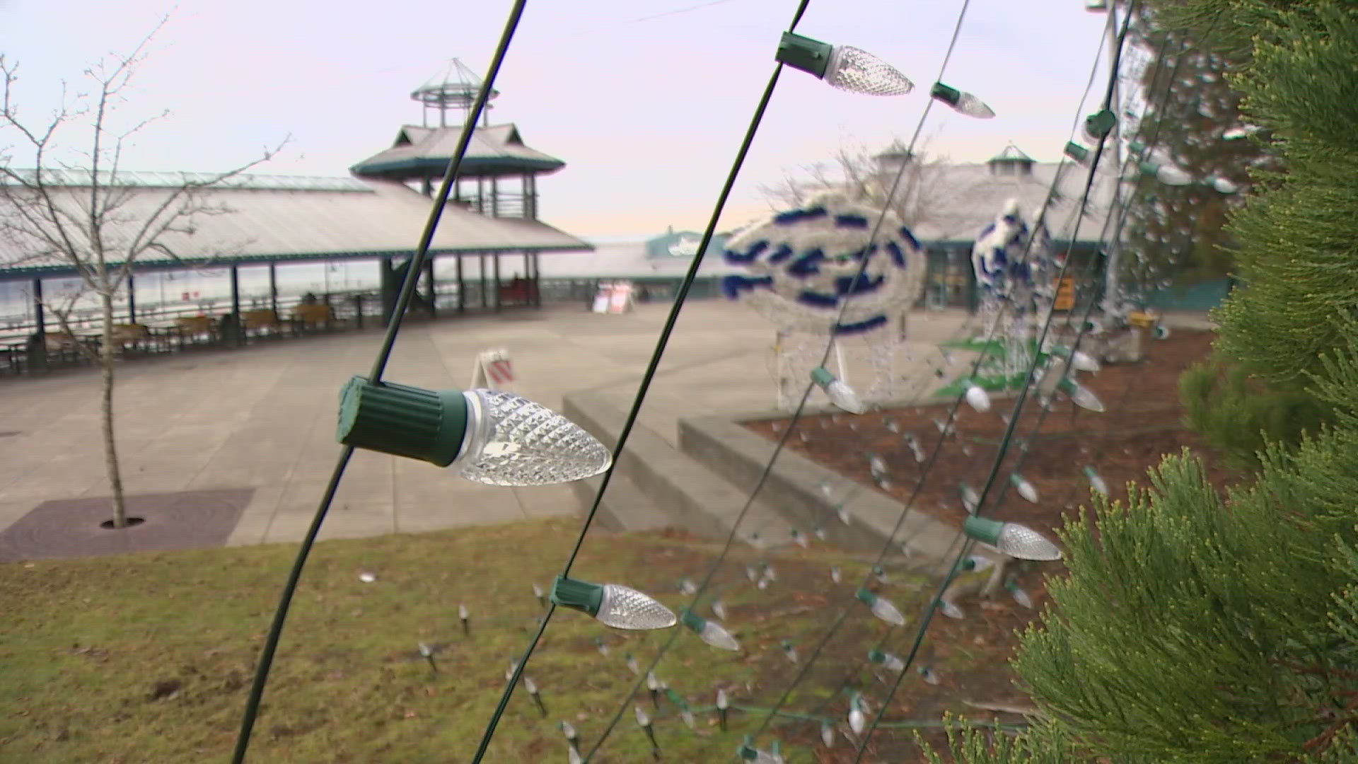 Recent theft is impacting the "Clam Lights" display at Renton's Gene Coulon Memorial Beach Park.