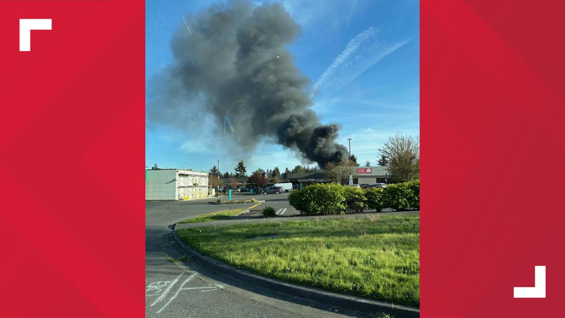 Some of the units had chemicals inside, as well as vehicles and a boat.