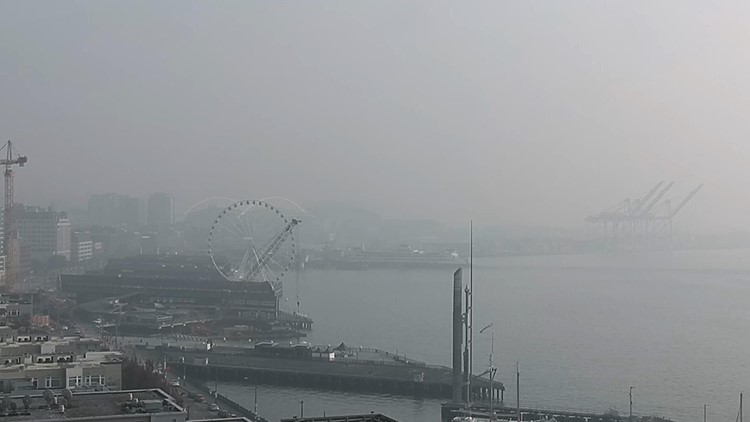 Seattle's air quality among the worst in the world due to wildfire smoke