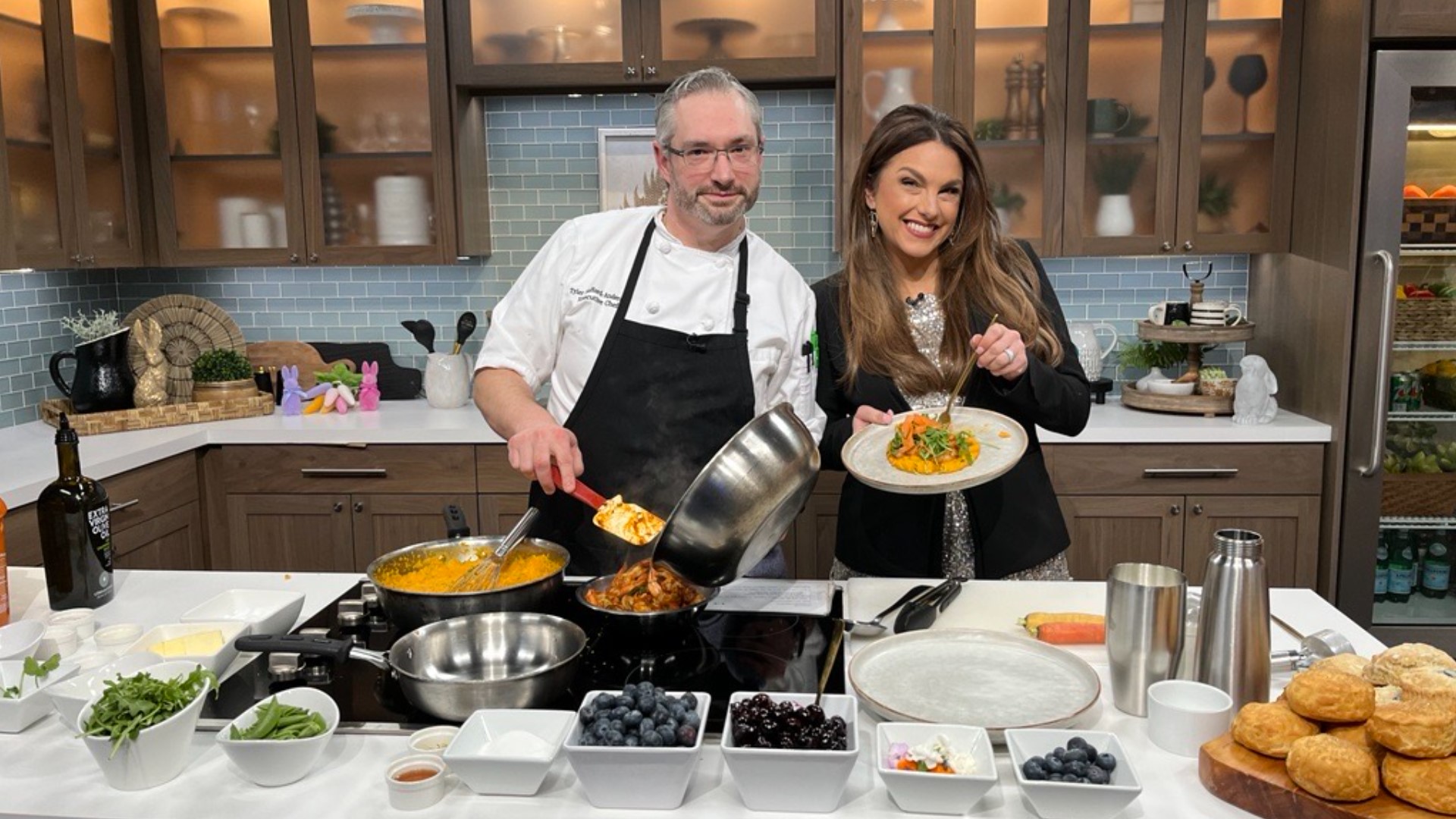 Chef Tyler Hefford-Anderson, director of culinary operations at Gourmondo, shows how to elevated a weeknight dinner. #newdaynw