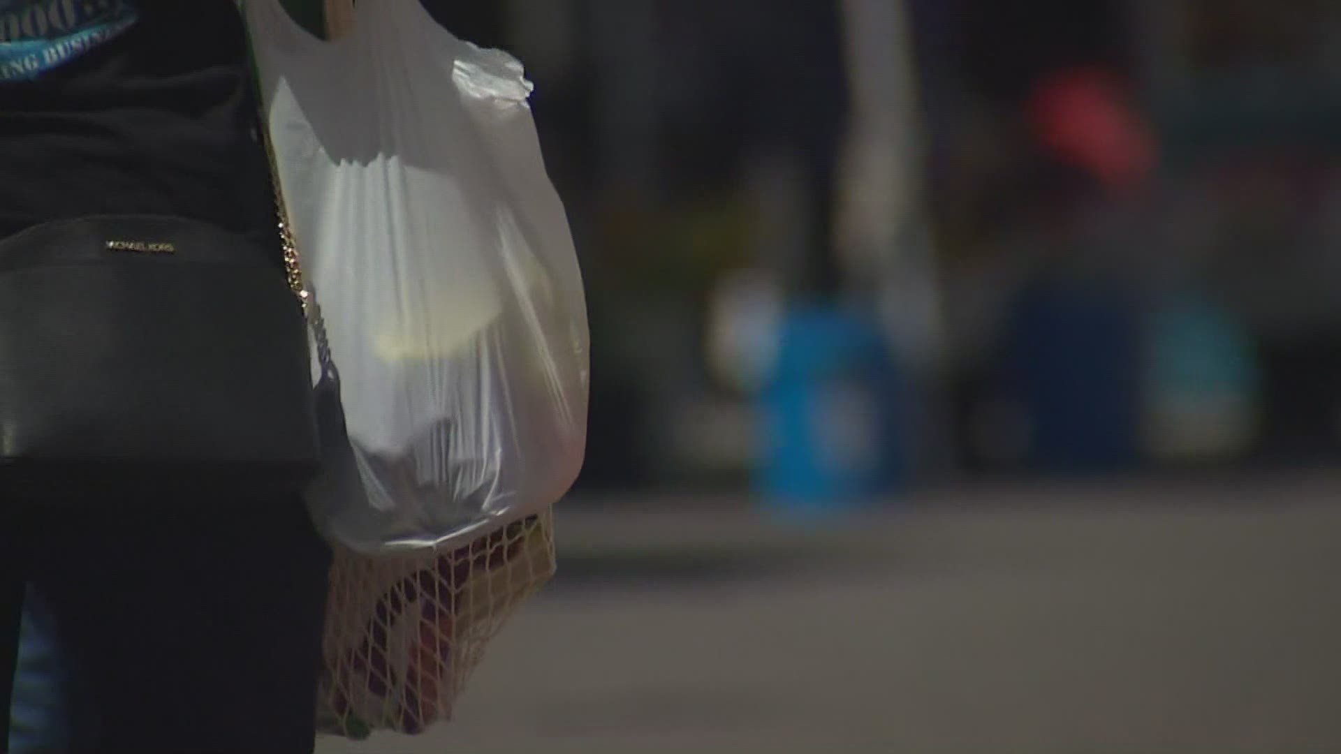 A new law banning single-use plastic bags in Washington starting this fall has some business owners concerned about costs after a year of economic hardships.