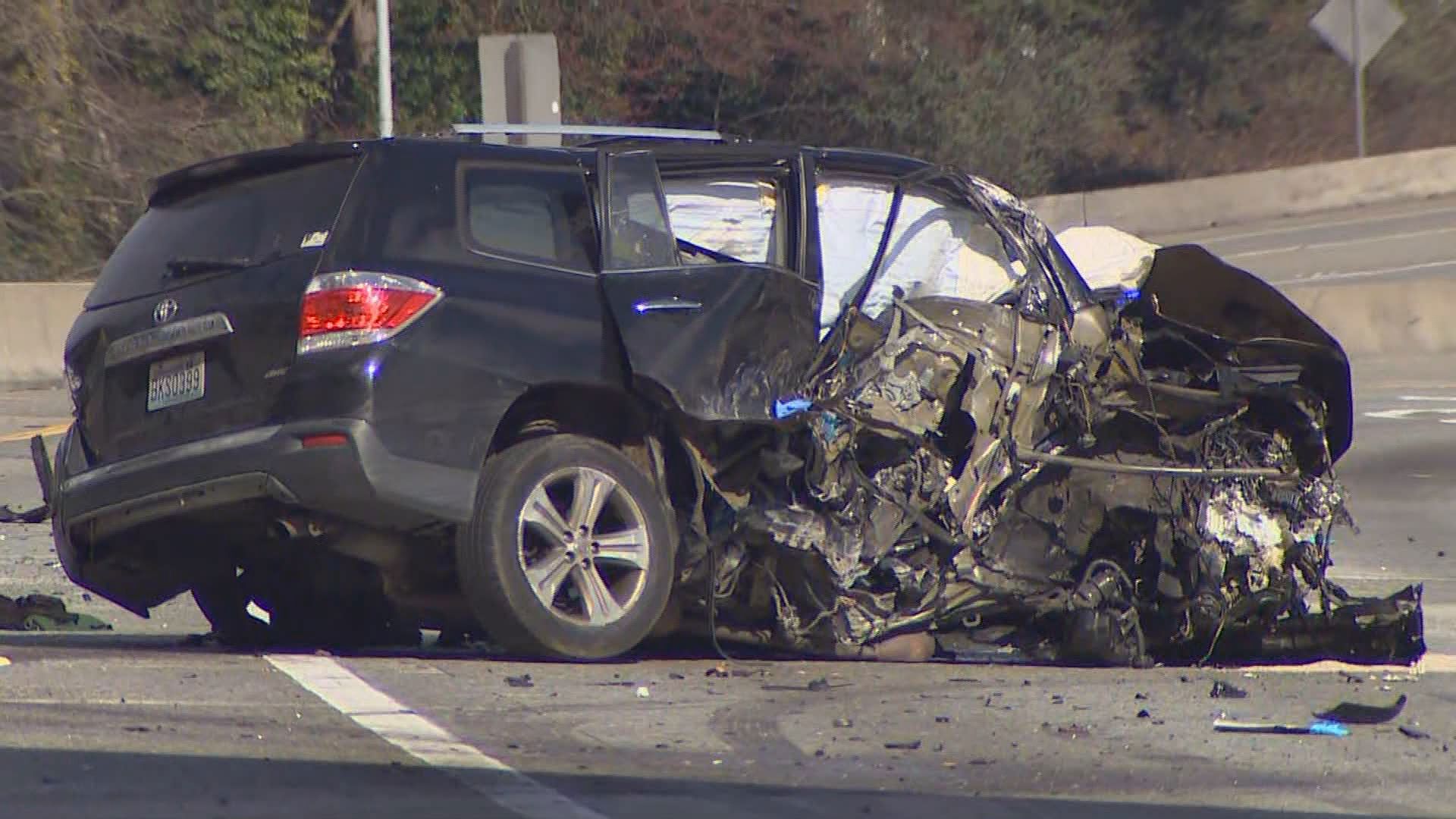 Washington State Patrol Trooper Rick Johnson and Puget Sound Regional Fire Authority public information officer Pat Pawlak give an update on the crash.