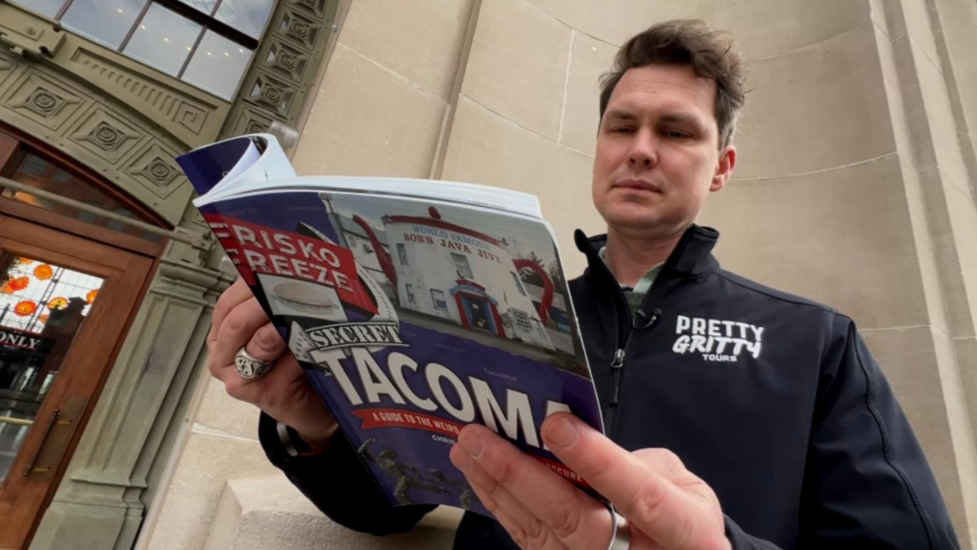 Book On Rizz Tacoma tour guide unveils city's hidden stories in new book | king5.com