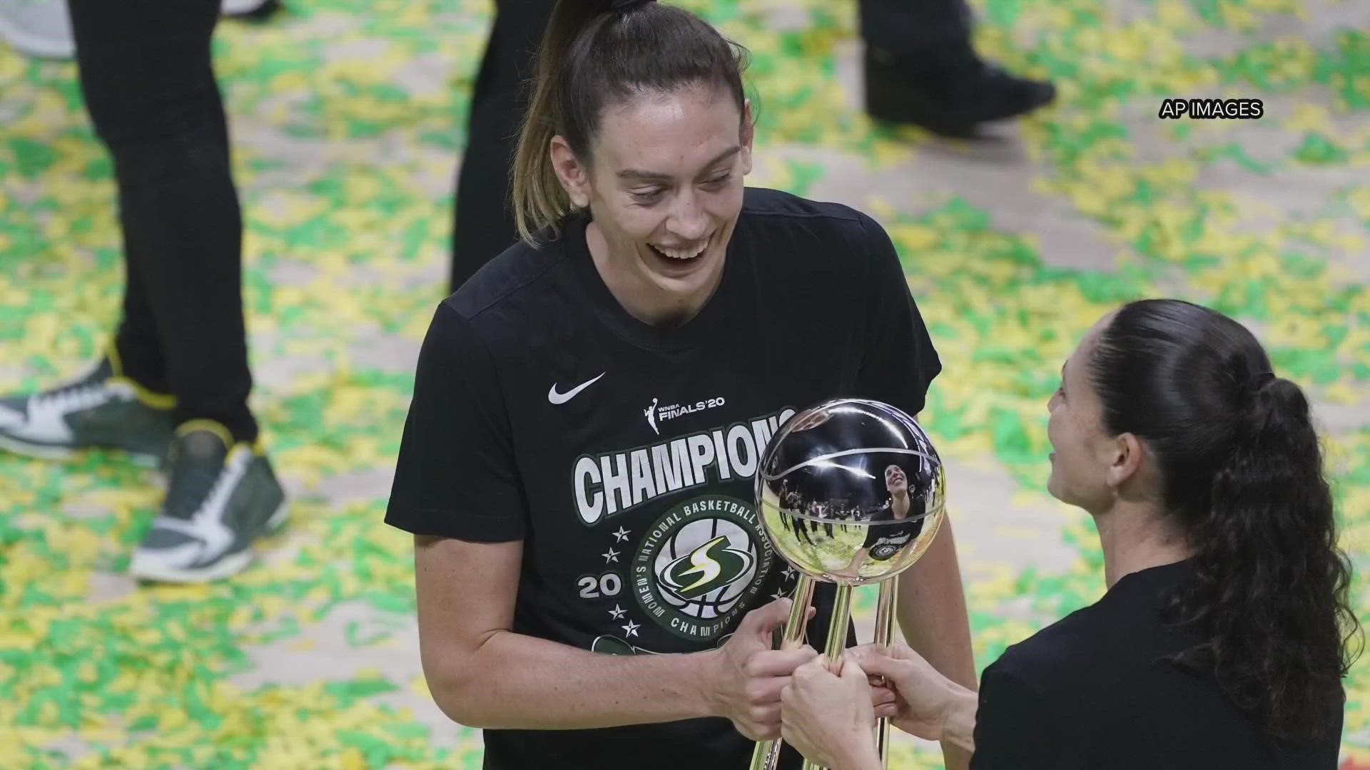 Breanna Stewart has been in Seattle since the Storm drafted her in 2016.