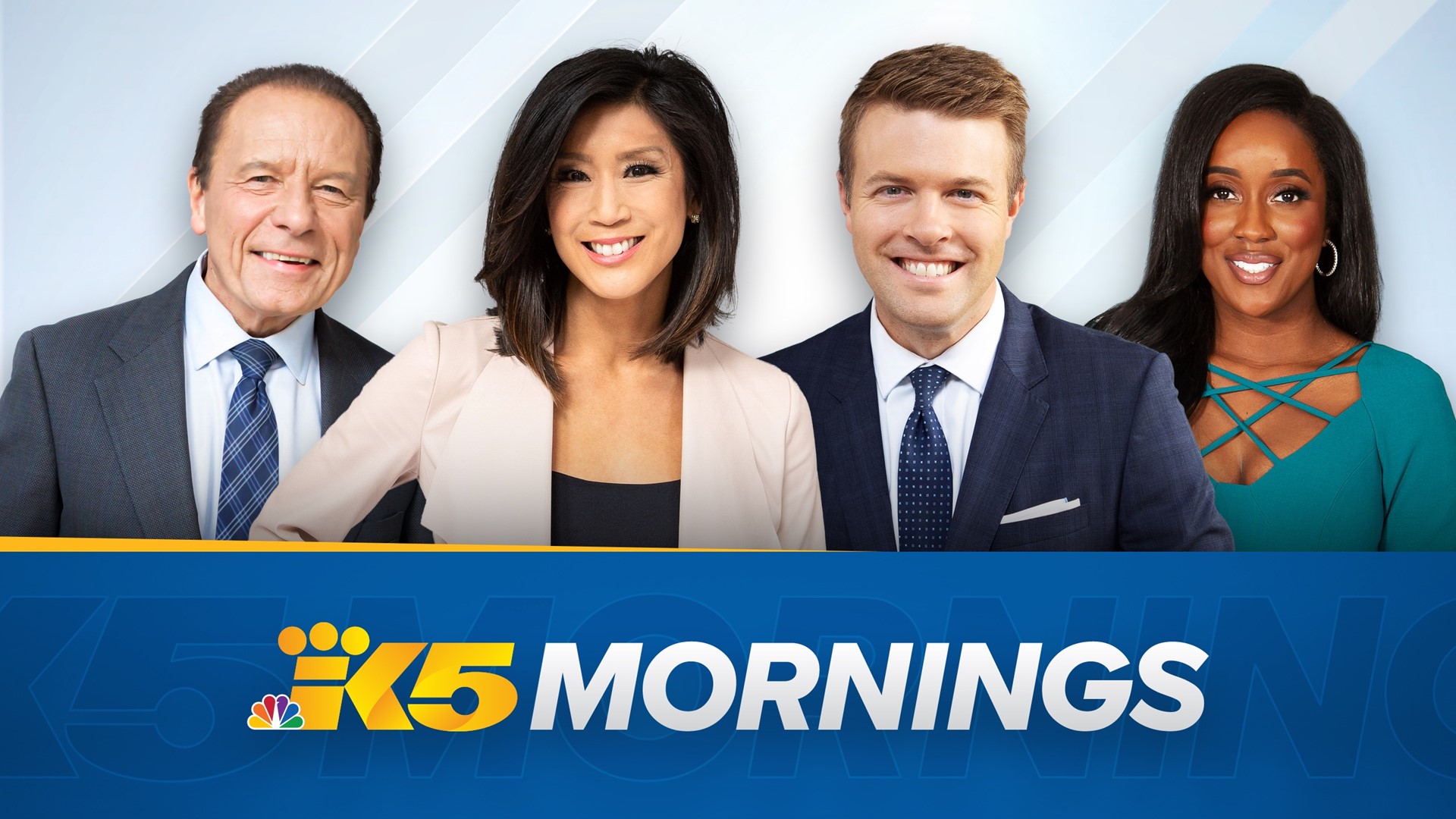 The KING 5 Mornings Team presents a first look at the biggest news stories in western Washington and beyond, along with an up-to-the minute weather and traffic.