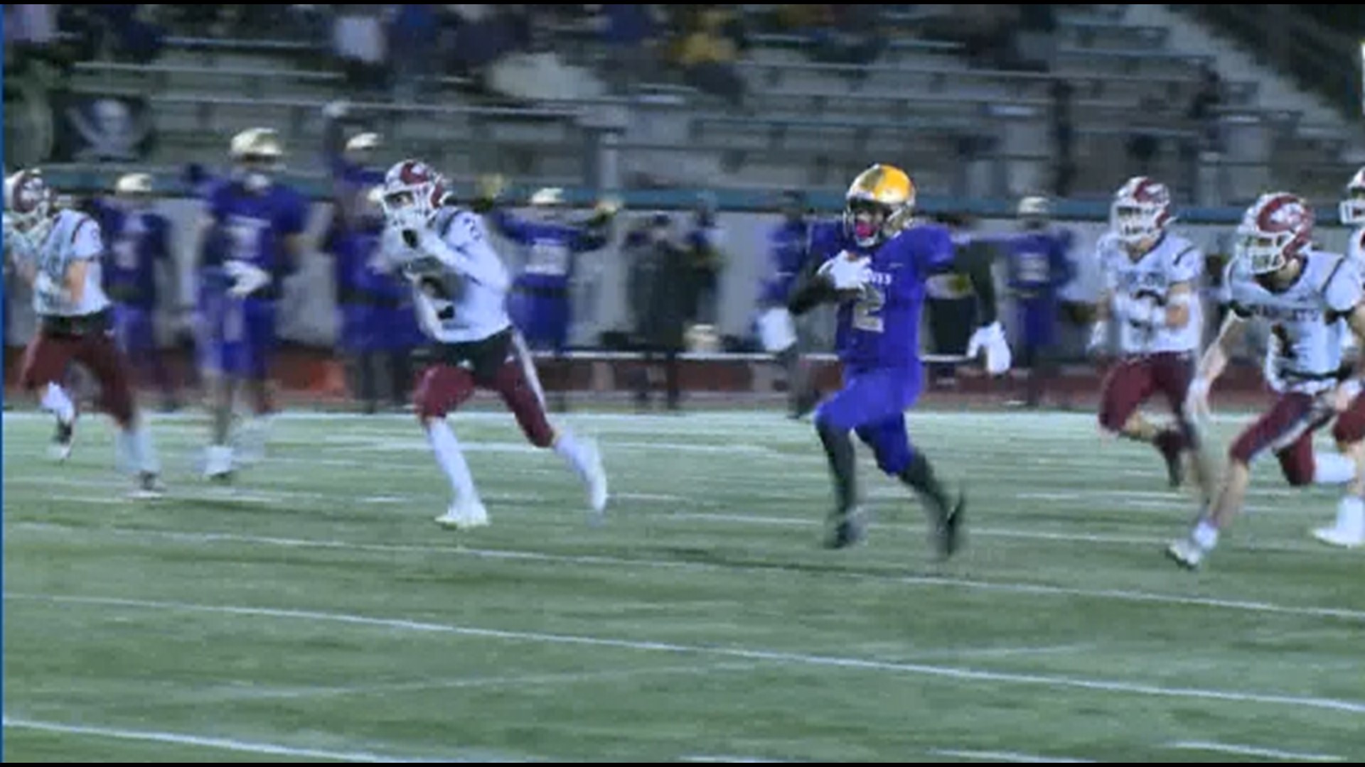 Highlights of Highline's 34-6 win over WF West in the 1st round of the State Playoffs