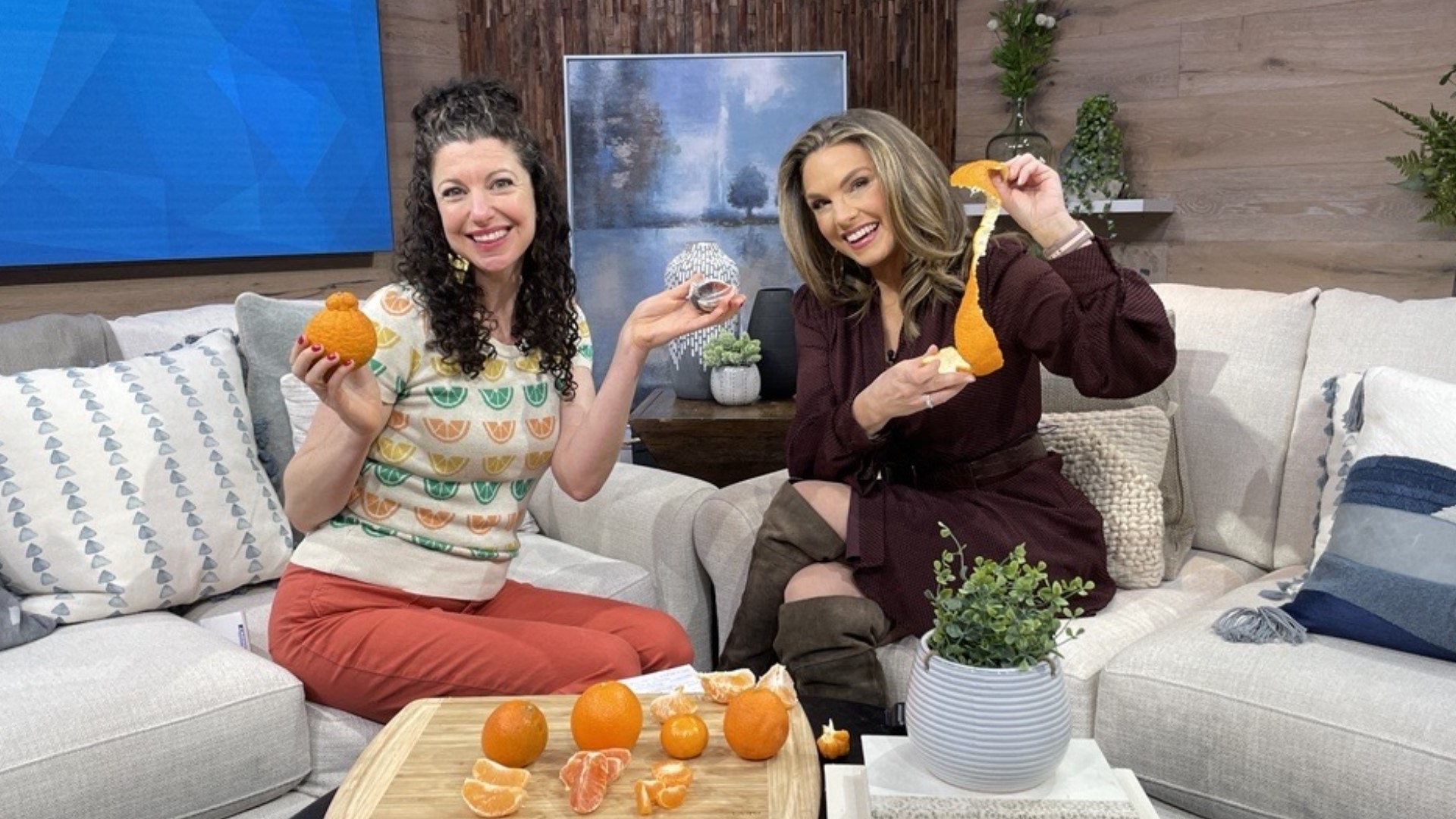 Podcaster Rachel Belle joined New Day to chat about her show and share her love of citrus. #newdaynw