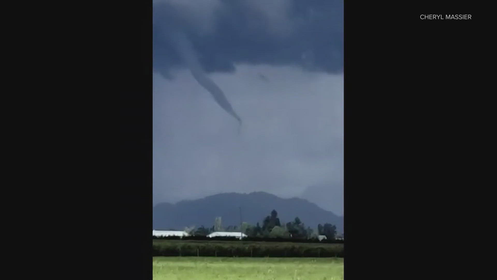 Cheryl Massier captured this funnel cloud in Sumas on June 15.