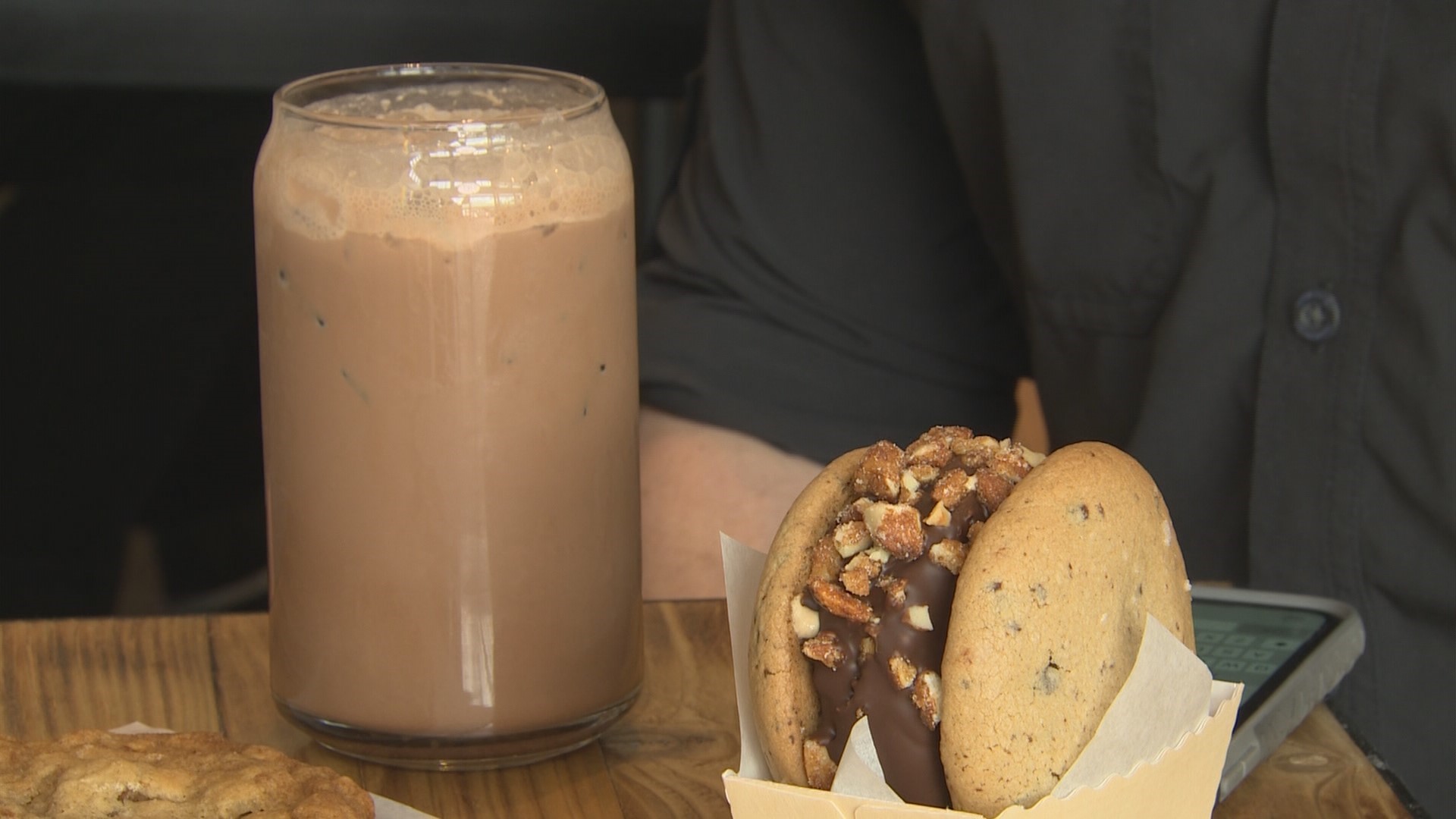 All the chocolate-based beverages at the Pike Place Market location include their housemade ganache.