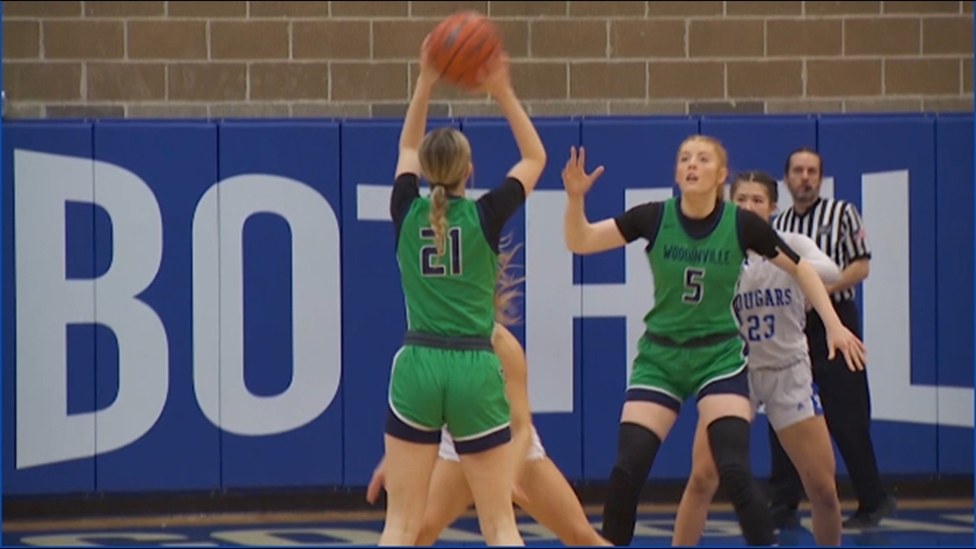 Highlights of the Woodinville girls 52-42 win over Bothell