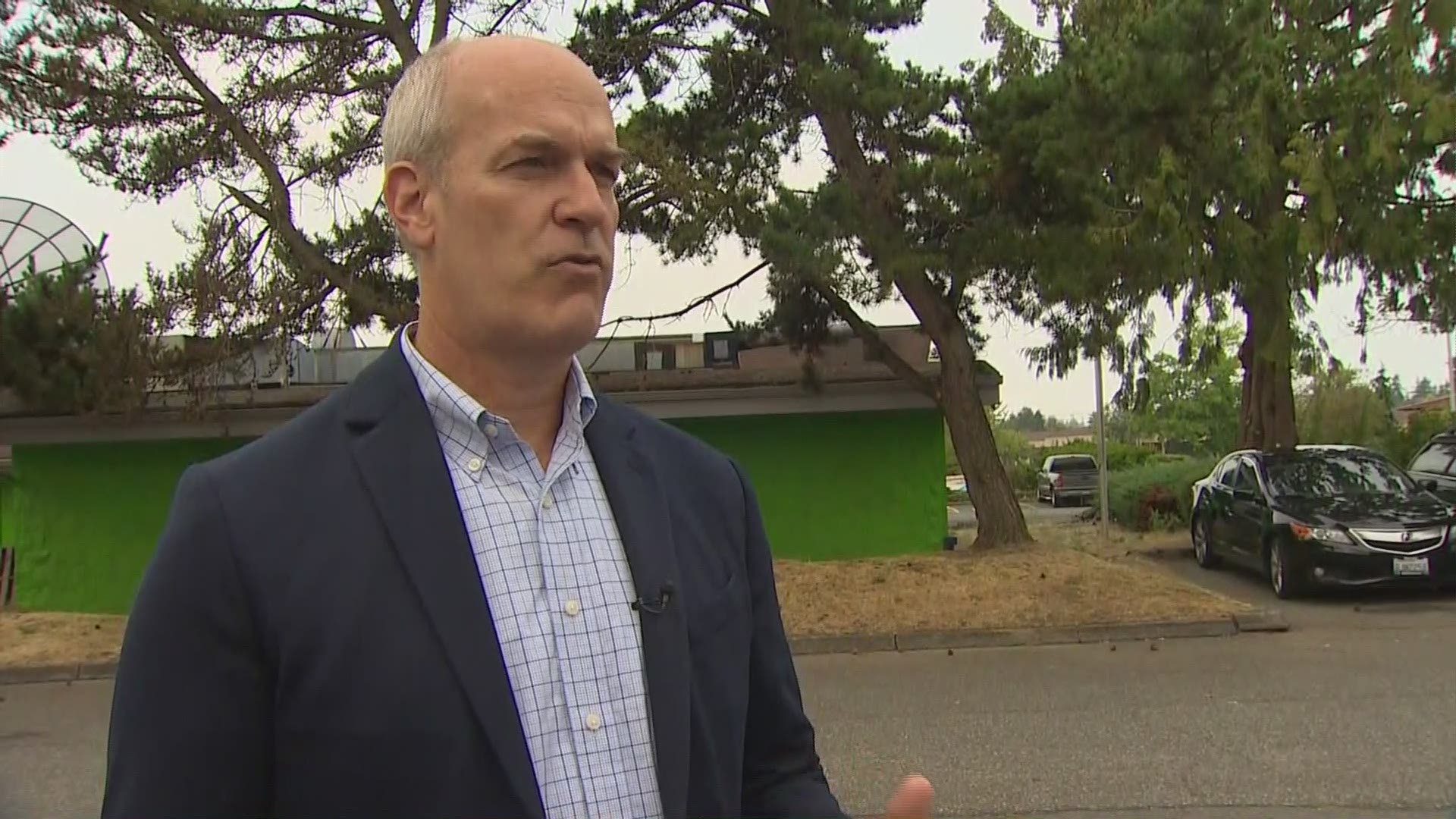 Rep. Rick Larsen speaks to KING 5 about Friday's plane theft from Sea-Tac International Airport