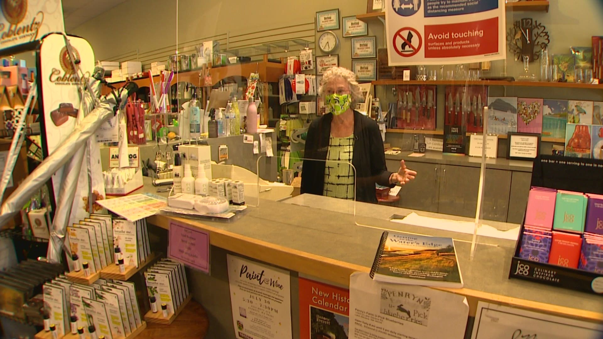 J. Matheson Gifts, Kitchen and Gourmet in Everett is once again requiring customers to wear masks, regardless of their vaccination status, due to increasing cases.