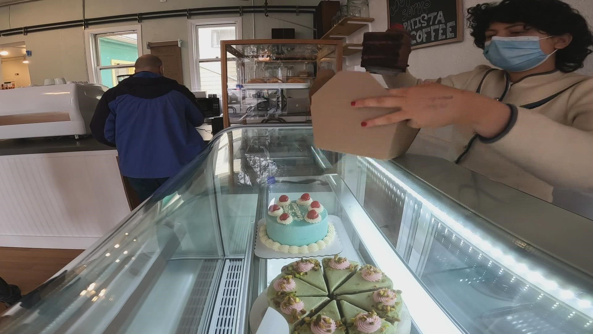 Lara de la Rosa, the owner of Lazy Cow Bakery, wants the community to help decide what causes profits from the bakery go toward.