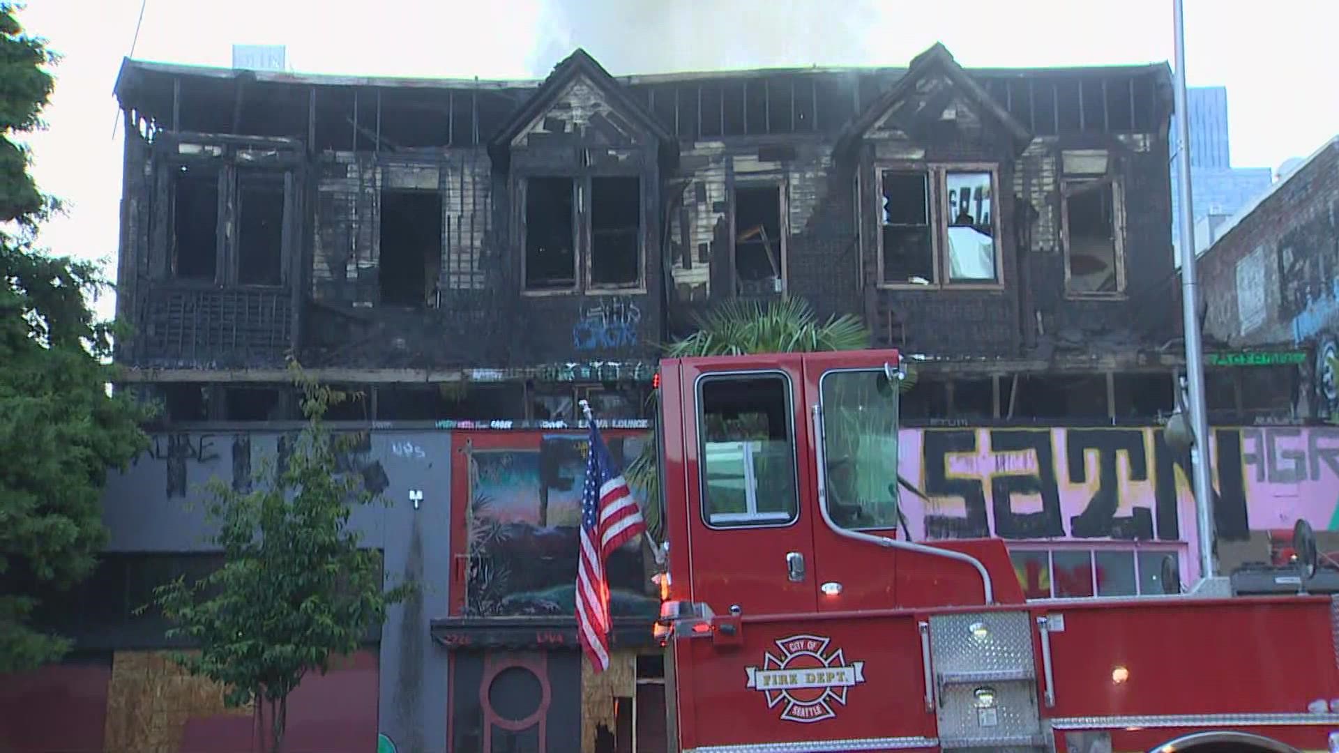 A historic building in Belltown was heavily damaged by fire Thursday morning. The Wayne Apartments was granted landmark status in 2015.