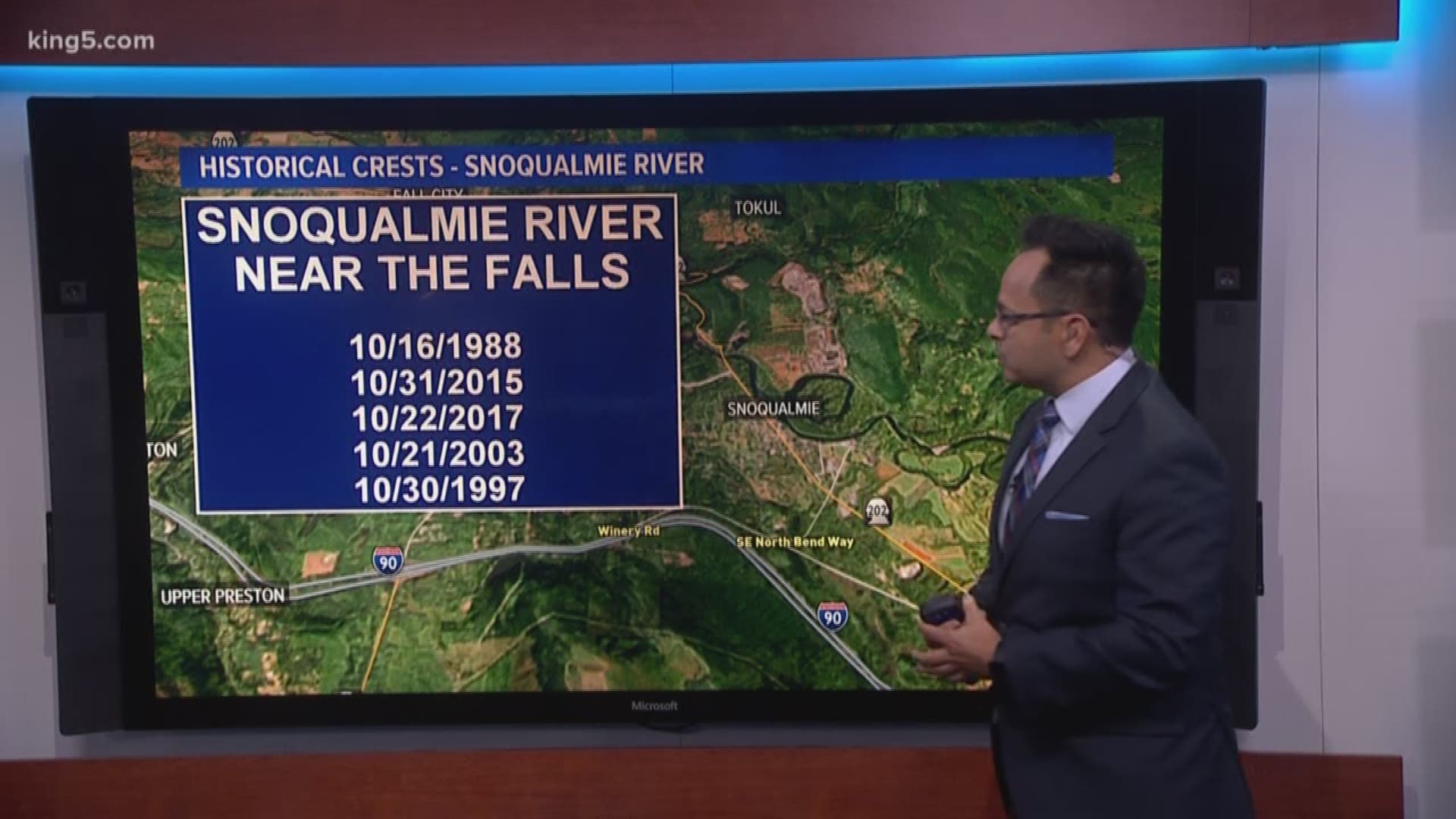 Parts of Western Washington were hit with major flooding on Oct. 22, 2019. This isn't the first time that areas have seen major flooding in the area in October.
