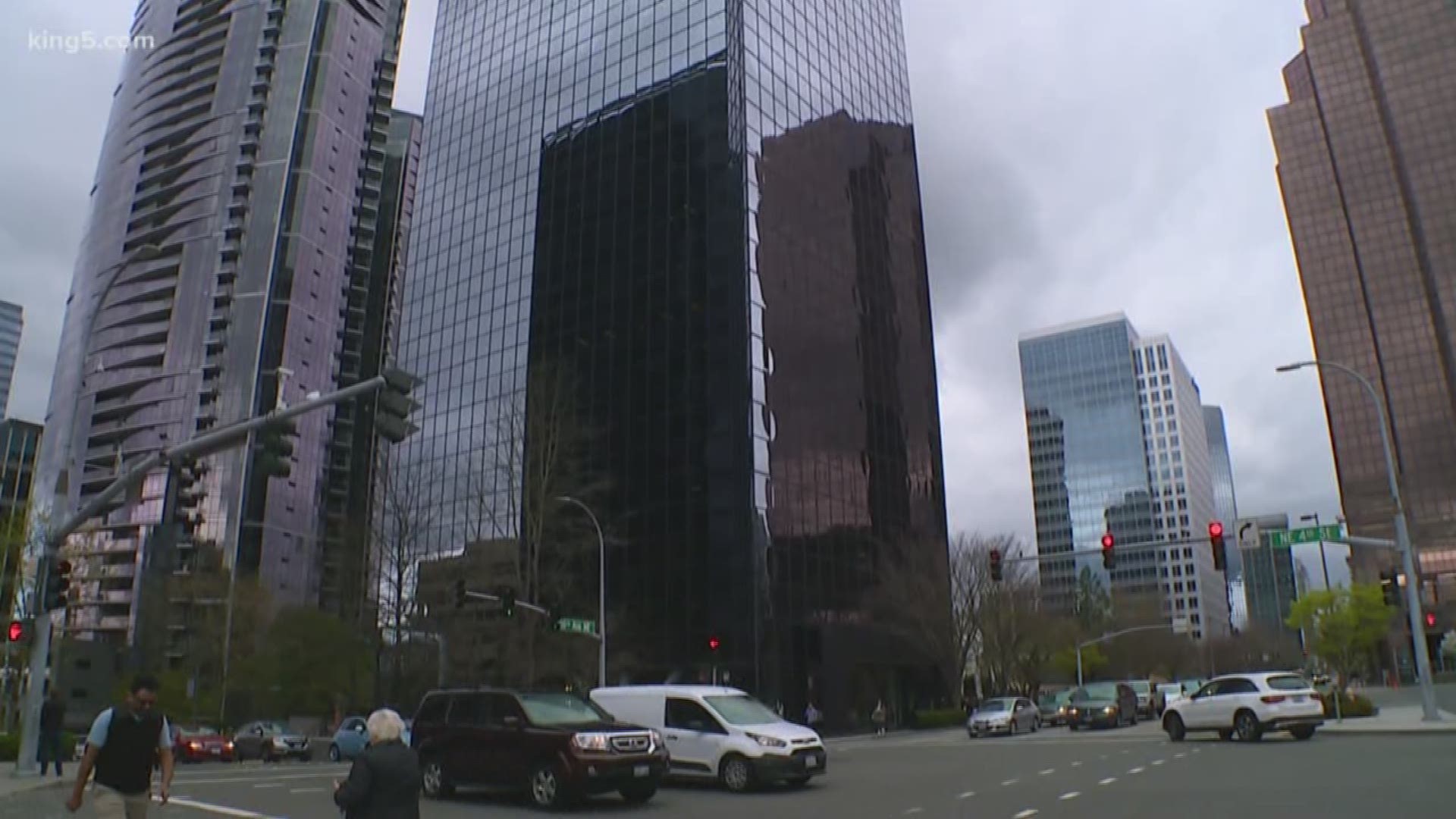 Amazon's worldwide operations team, which is based in Seattle, will move to Bellevue by 2023. In a statement, the tech giant praised the Eastside city for its "business-friendly environment." KING 5's Ted Land reports
