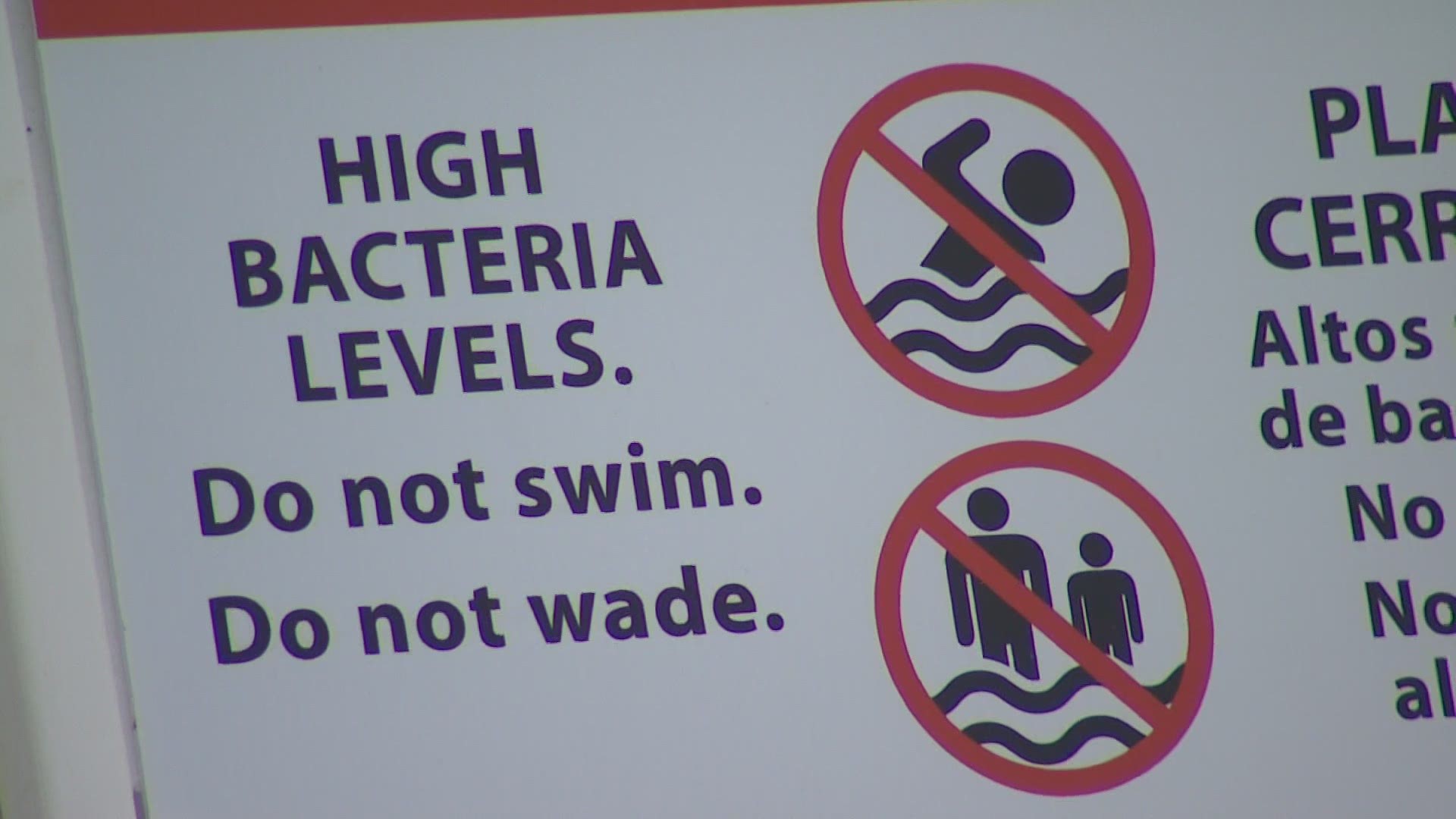 Juanita Beach Park, Newcastle Beach Park and Lake Wilderness Park are all closed due to high bacteria levels in the water. No swimming or wading allowed.