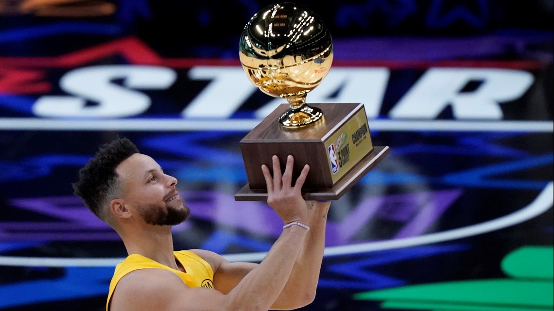 Curry sinks final shot to win 3-point title, Sabonis wins Skills ...