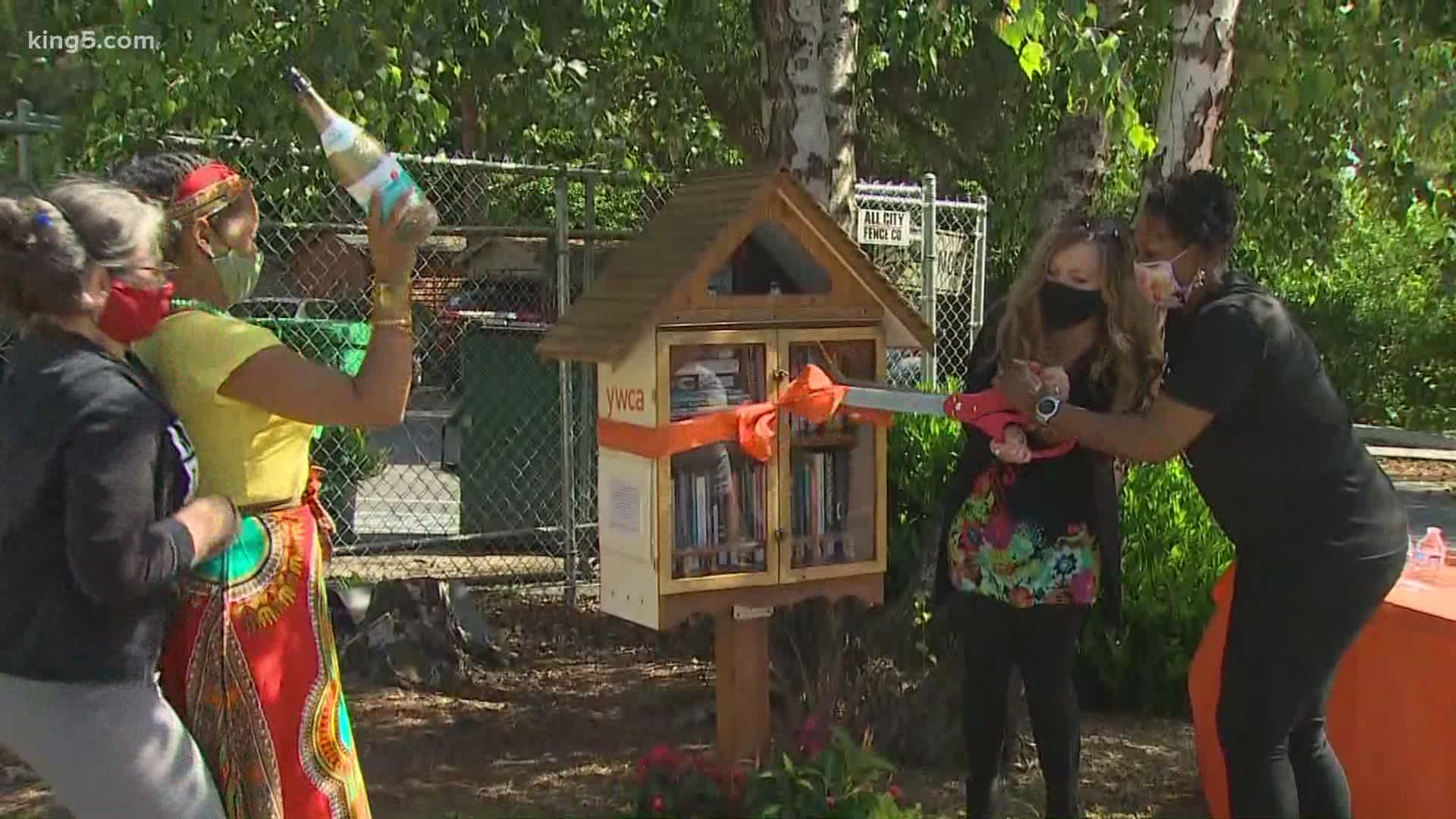 The YWCA hopes a Little Free Library that’s stocked with books by Black authors can help broaden people’s perspectives.