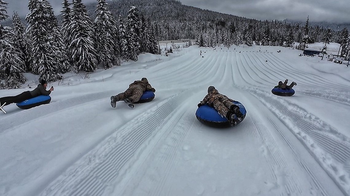 The Summit at Snoqualmie's Tubing Park offers fun for all